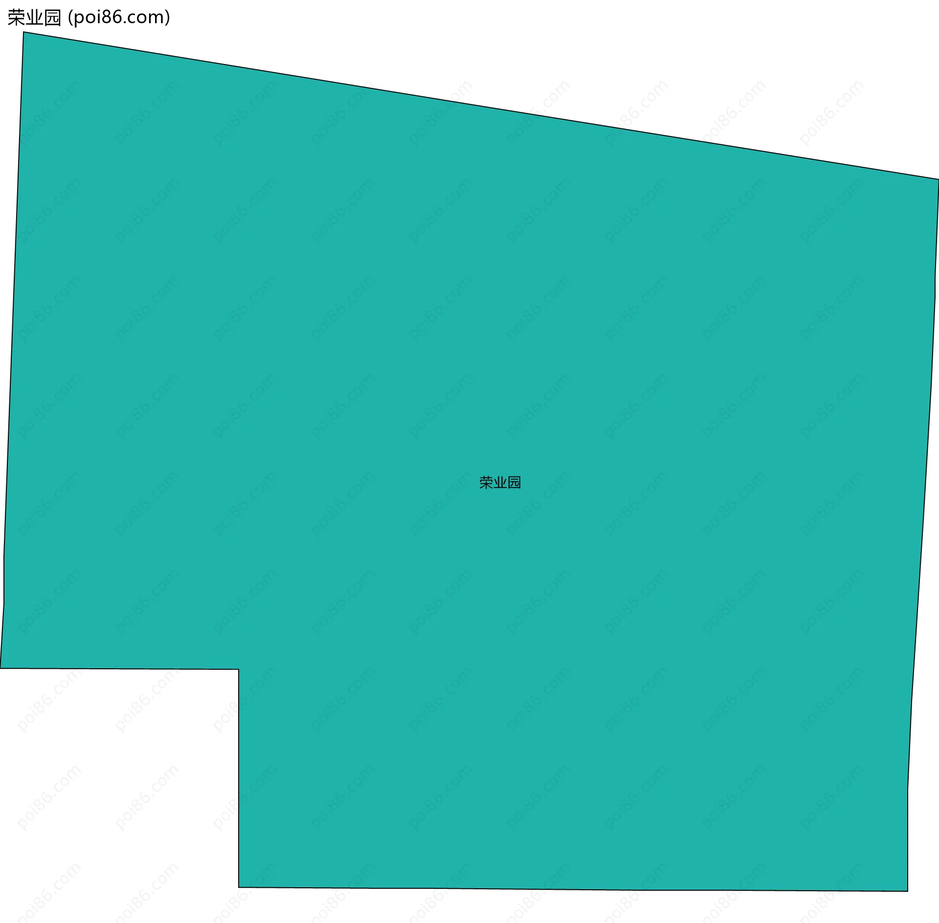 荣业园边界地图