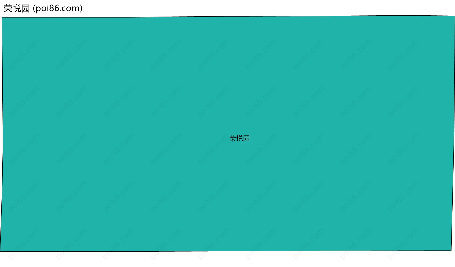 荣悦园边界地图