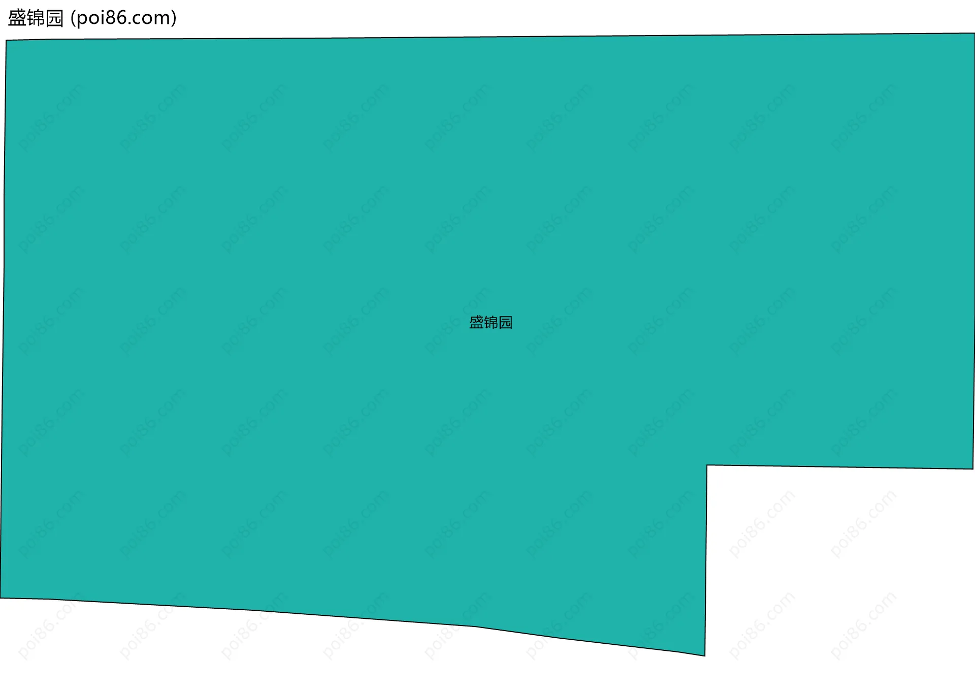 盛锦园边界地图