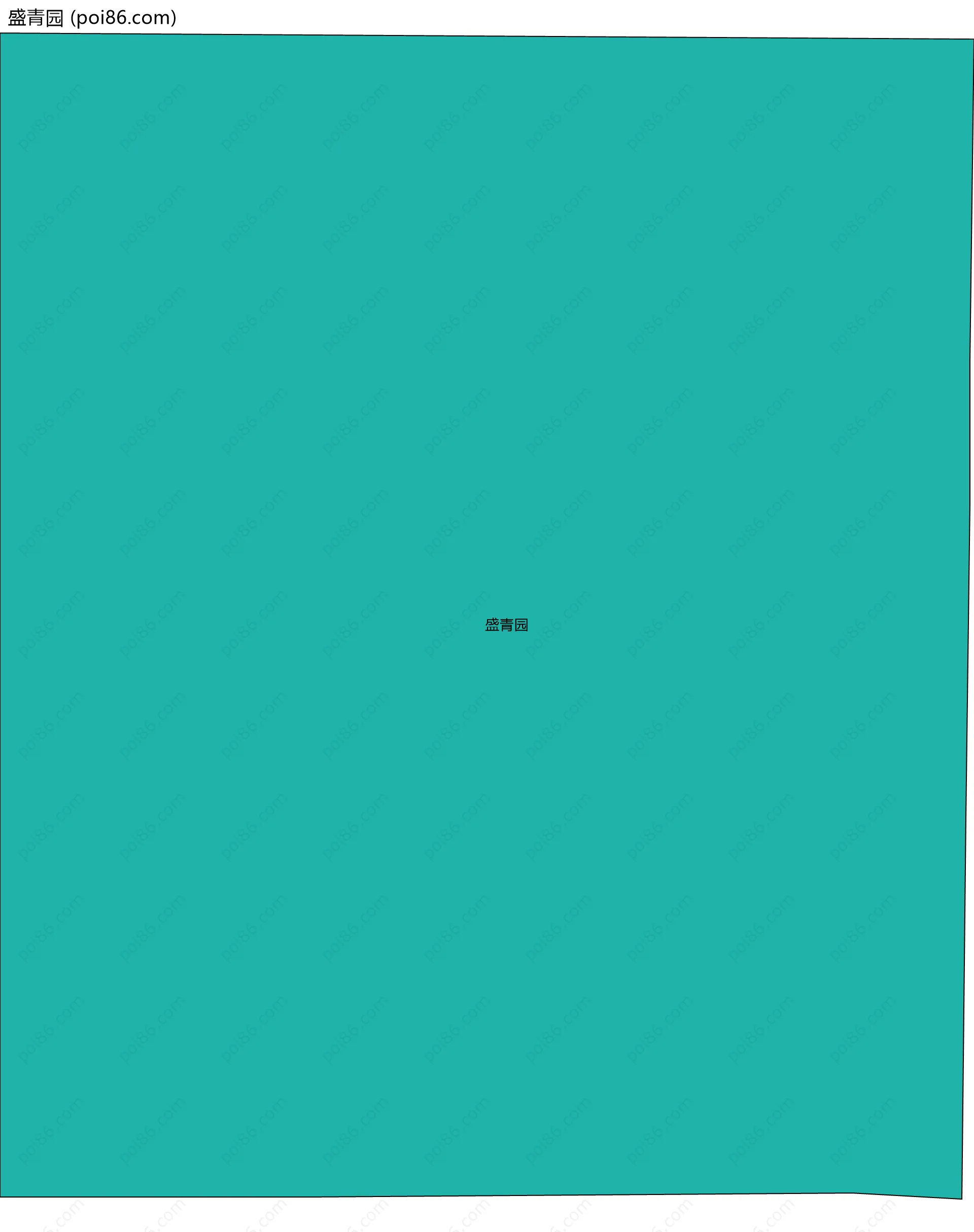 盛青园边界地图