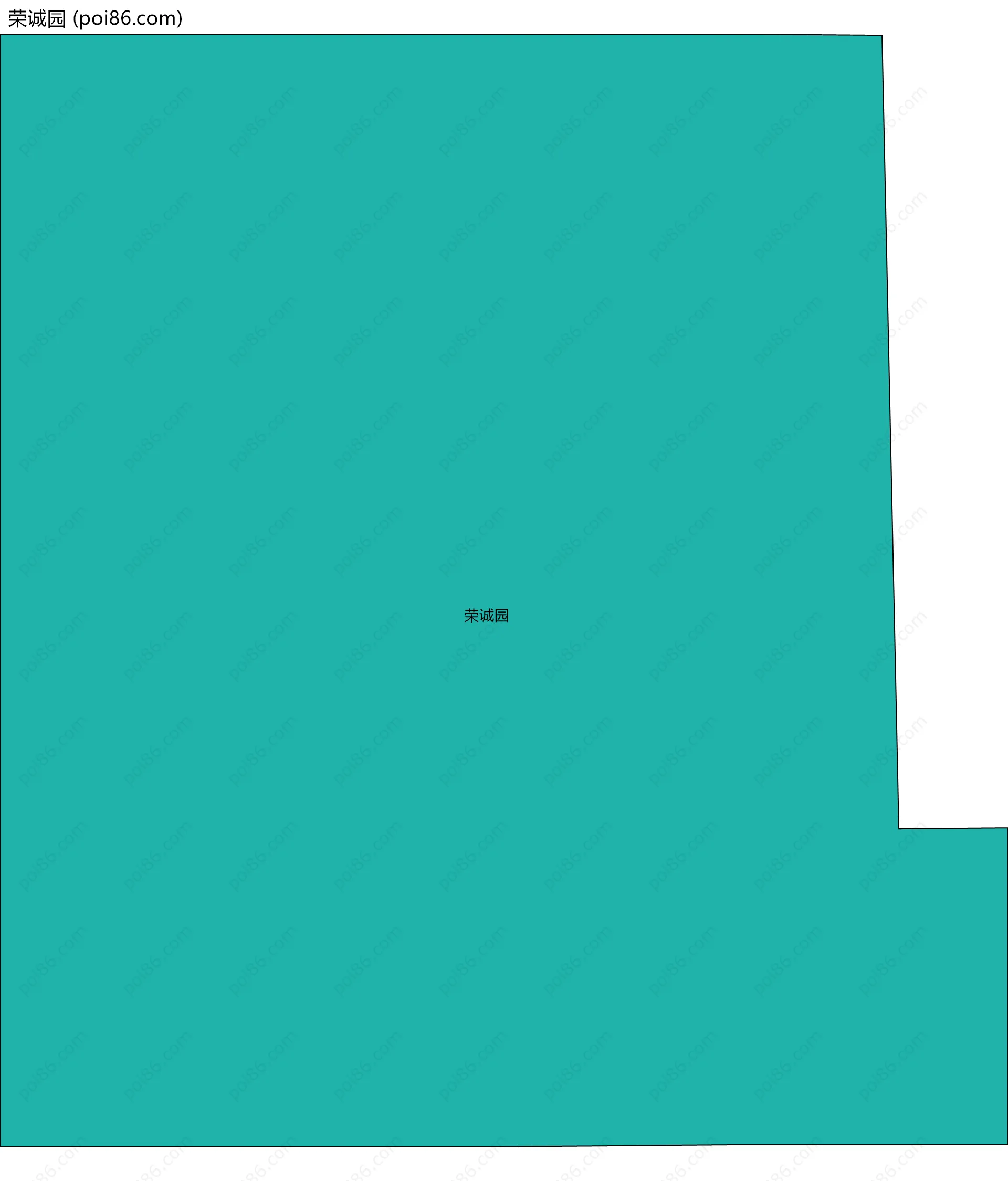 荣诚园边界地图