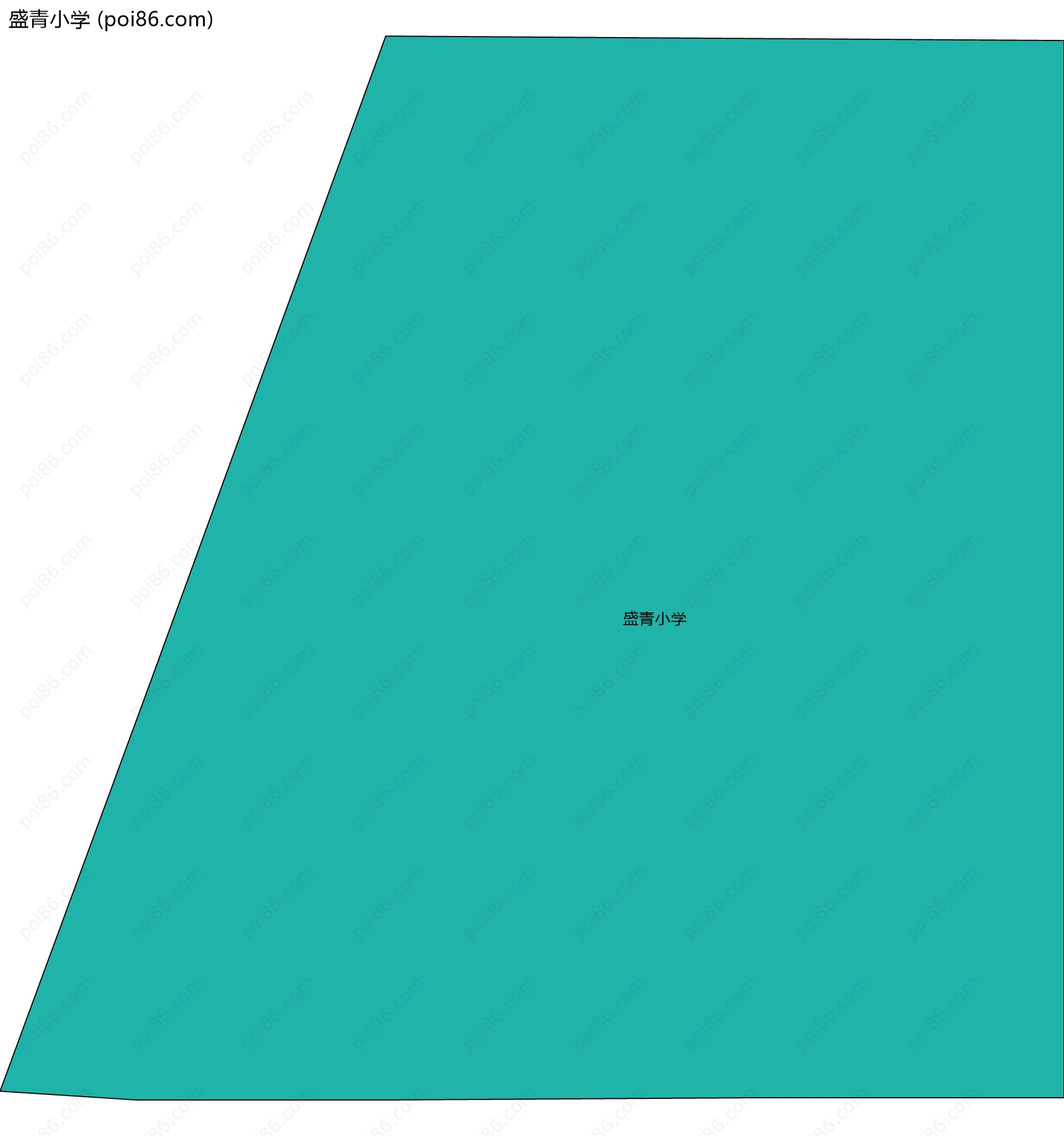 盛青小学边界地图