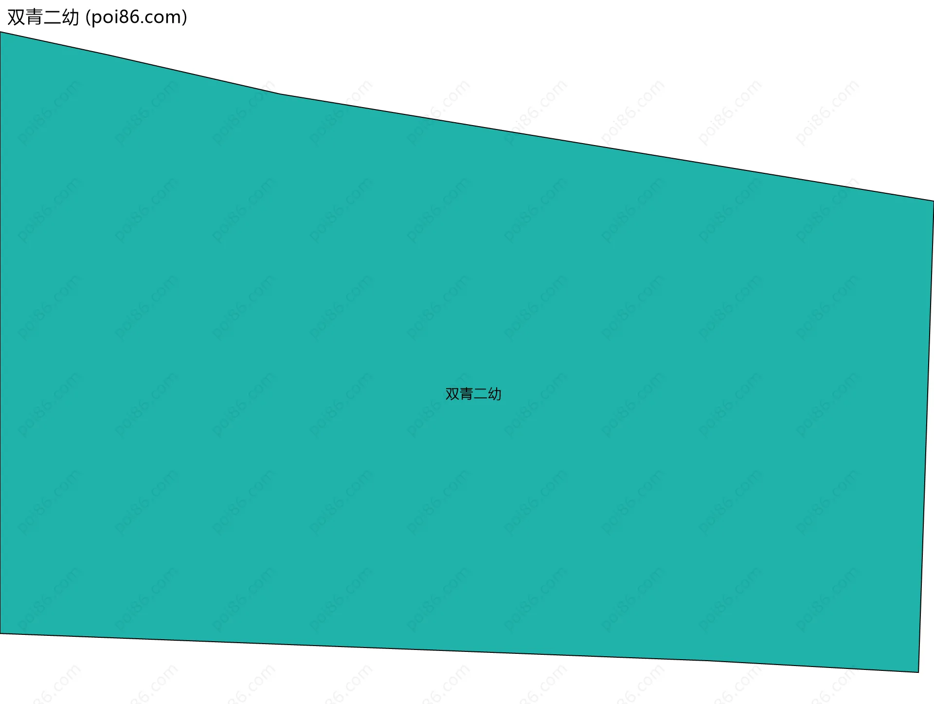 双青二幼边界地图
