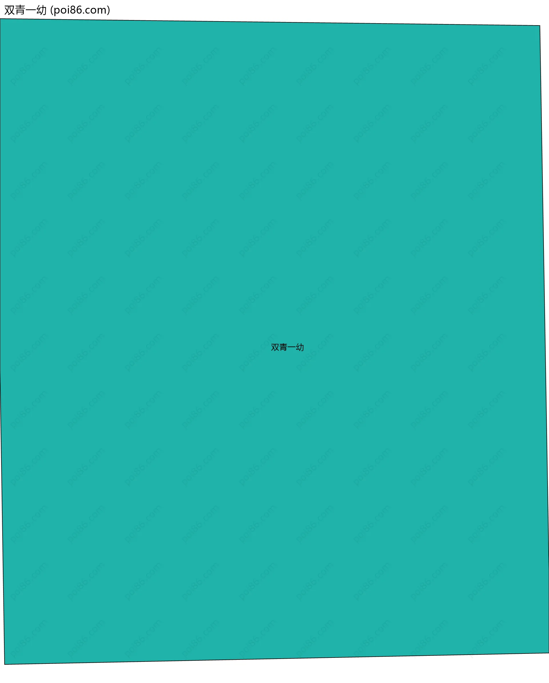 双青一幼边界地图