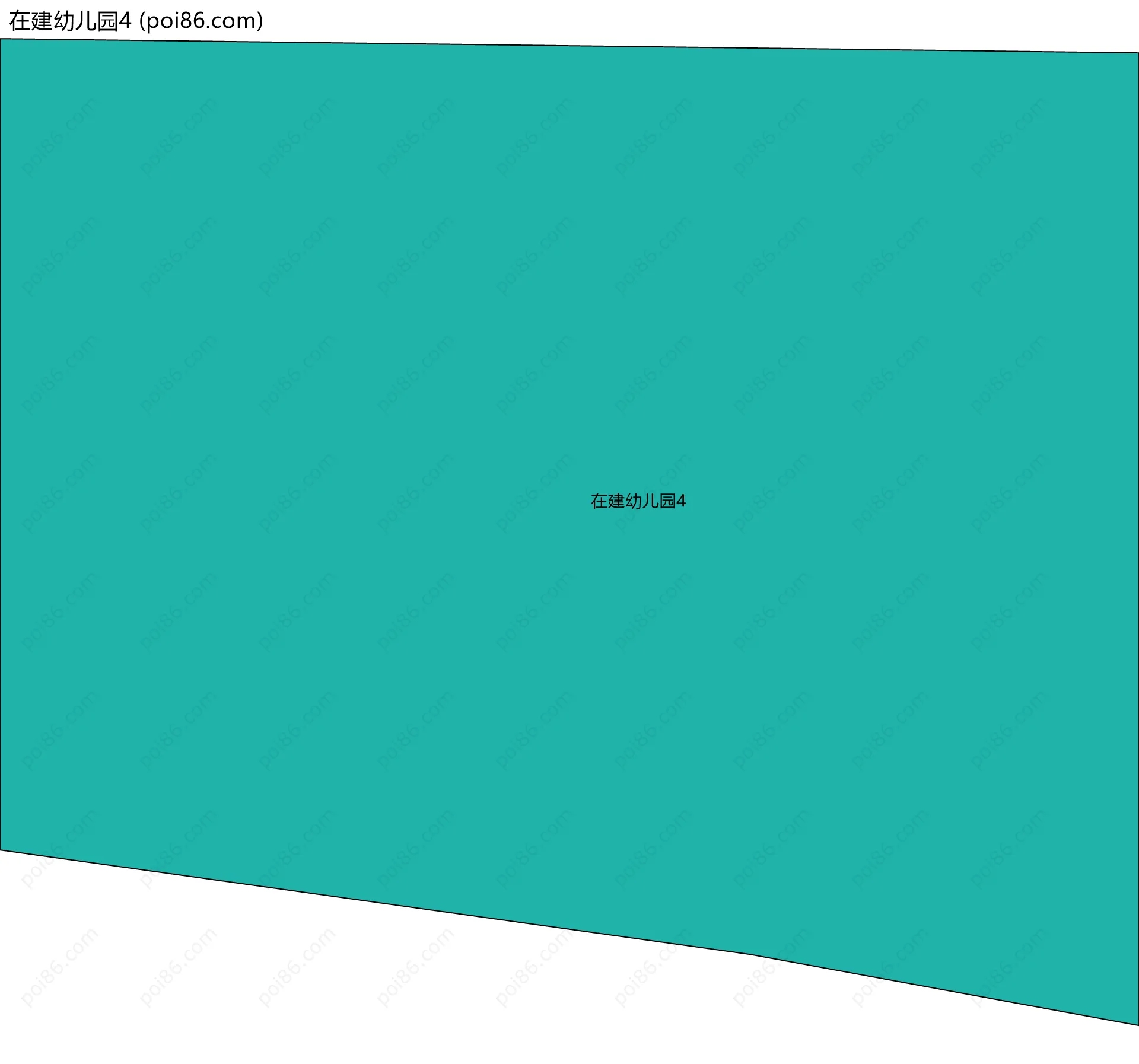 在建幼儿园4边界地图