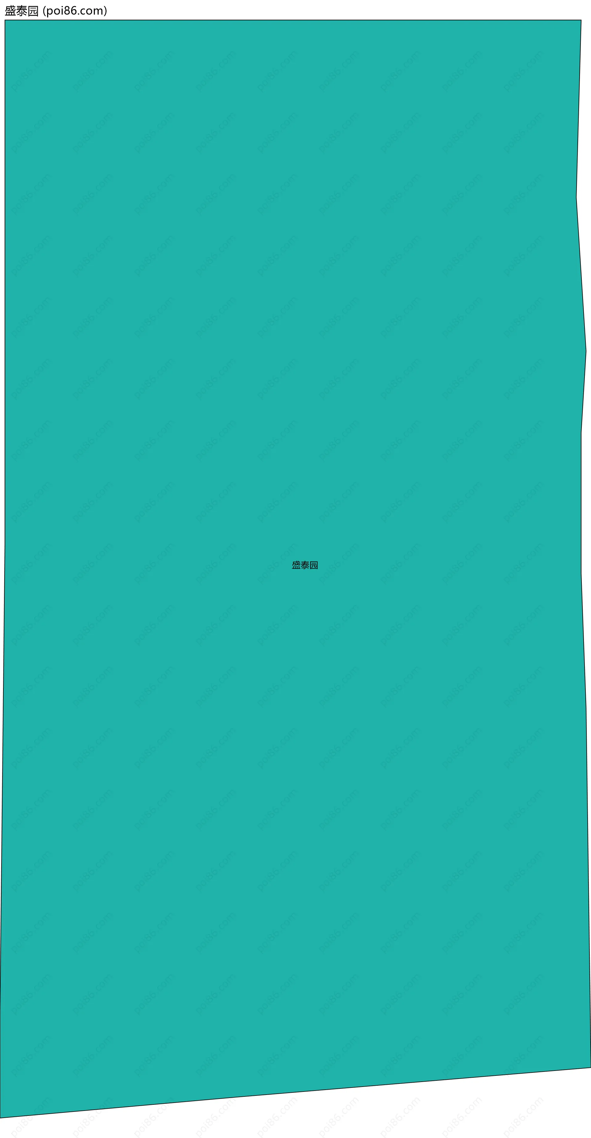 盛泰园边界地图