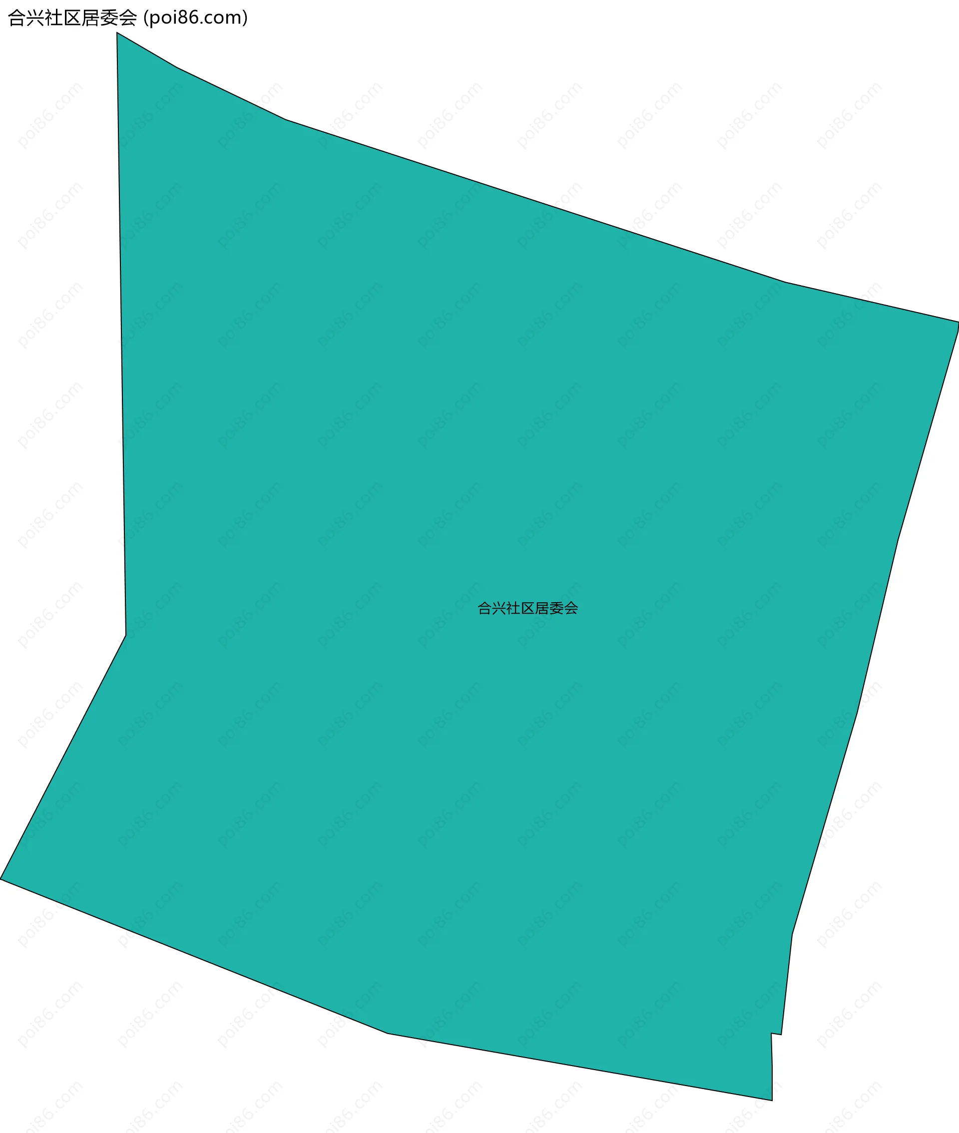 合兴社区居委会边界地图