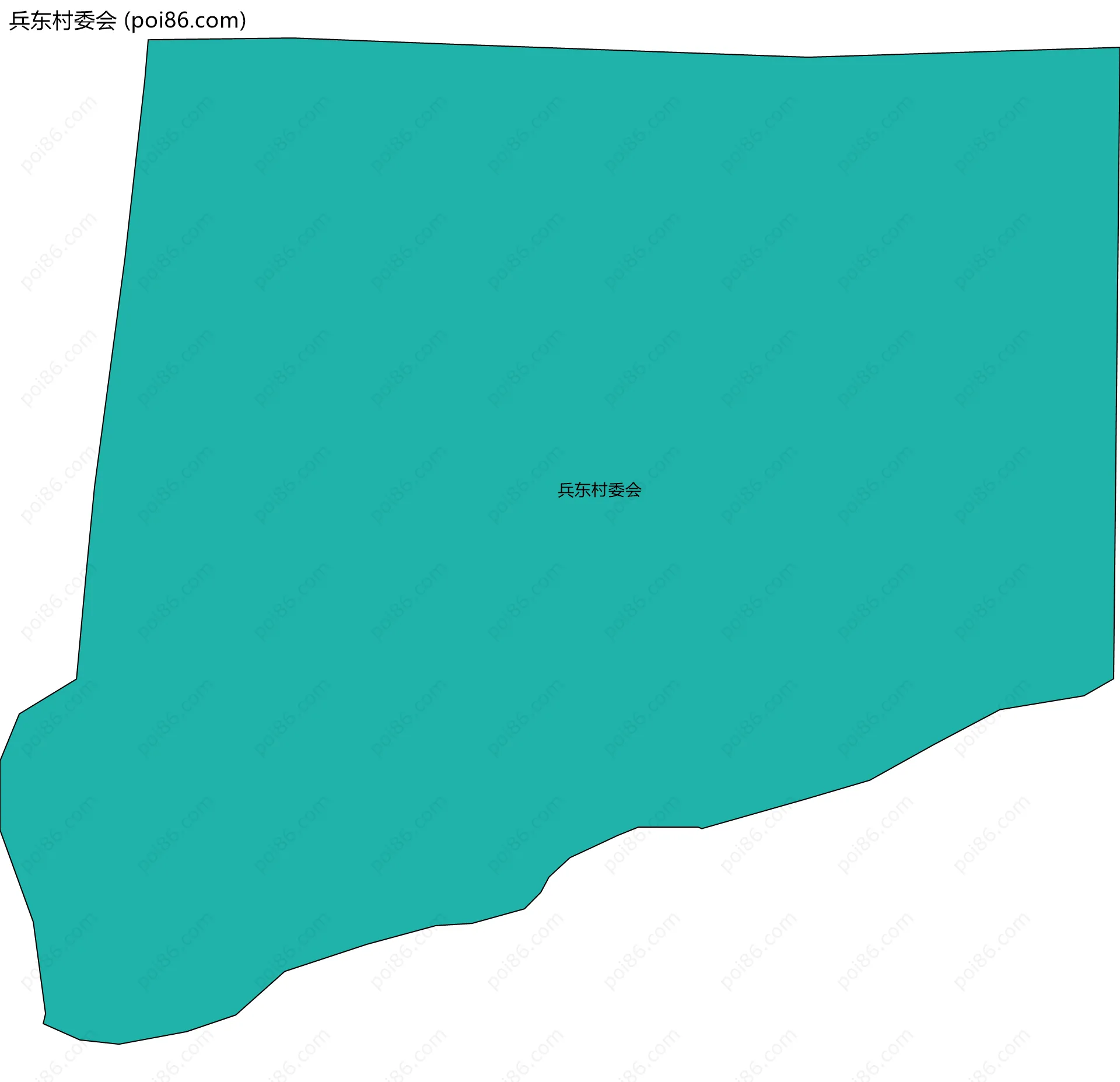 兵东村委会边界地图