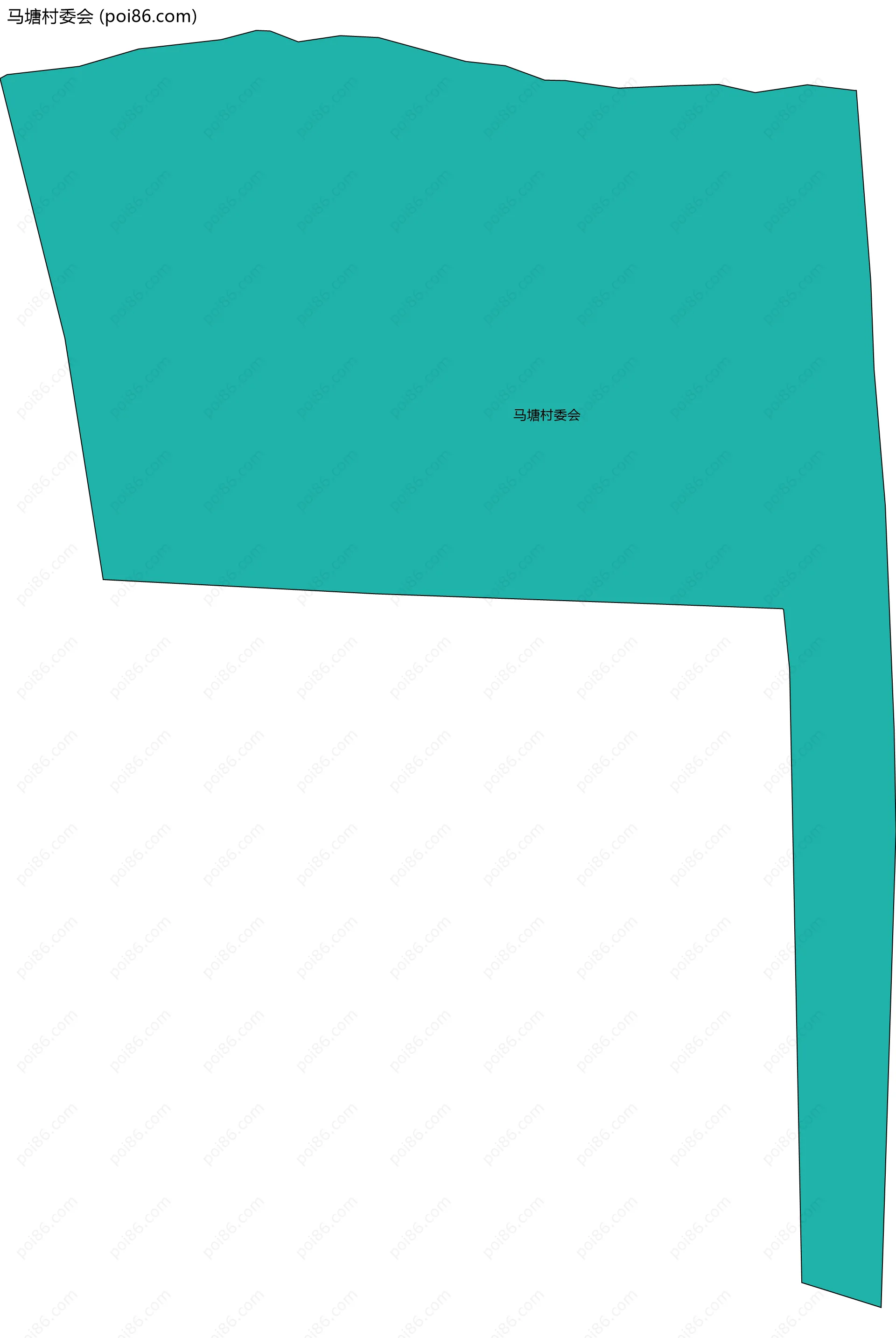 马塘村委会边界地图