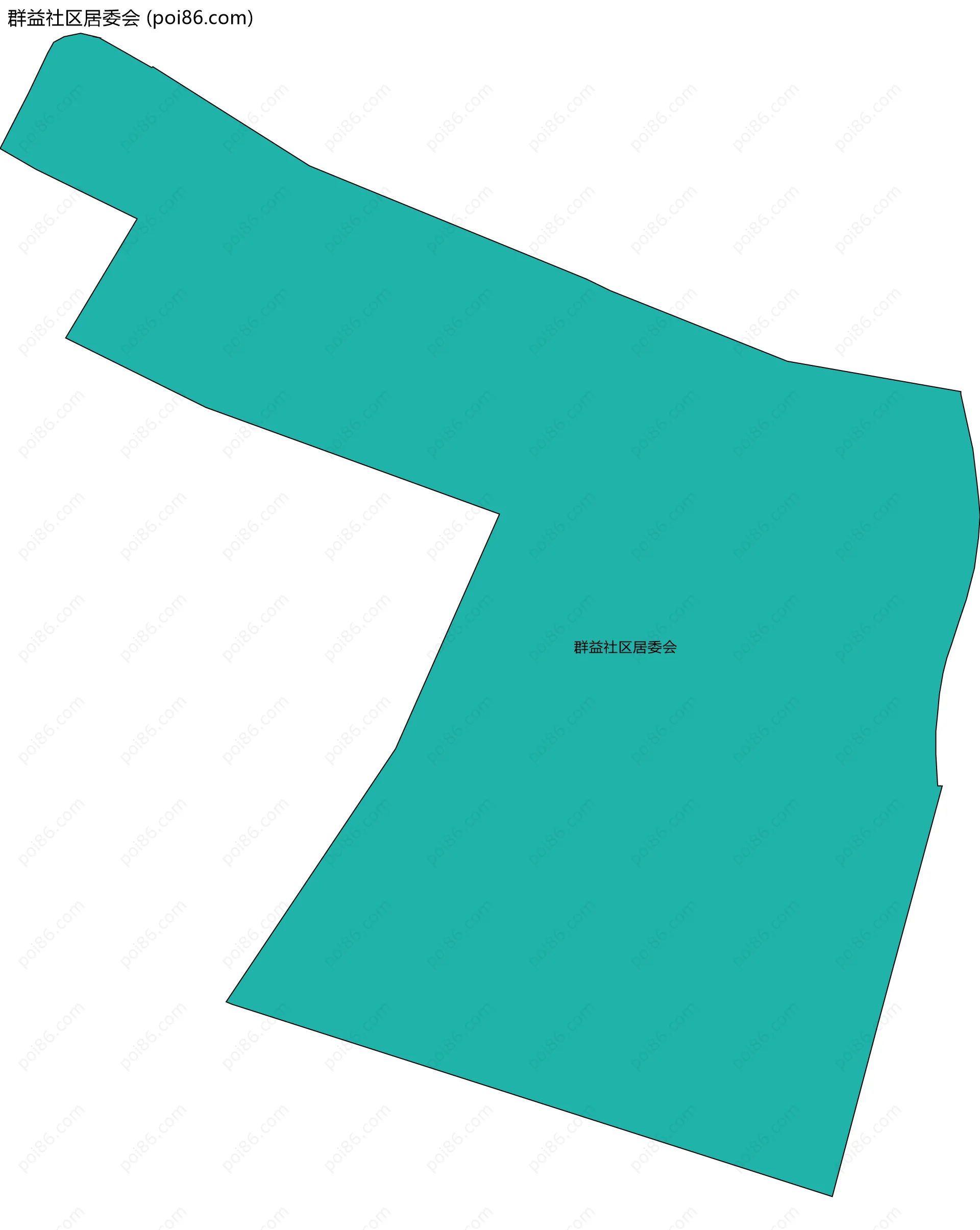 群益社区居委会边界地图