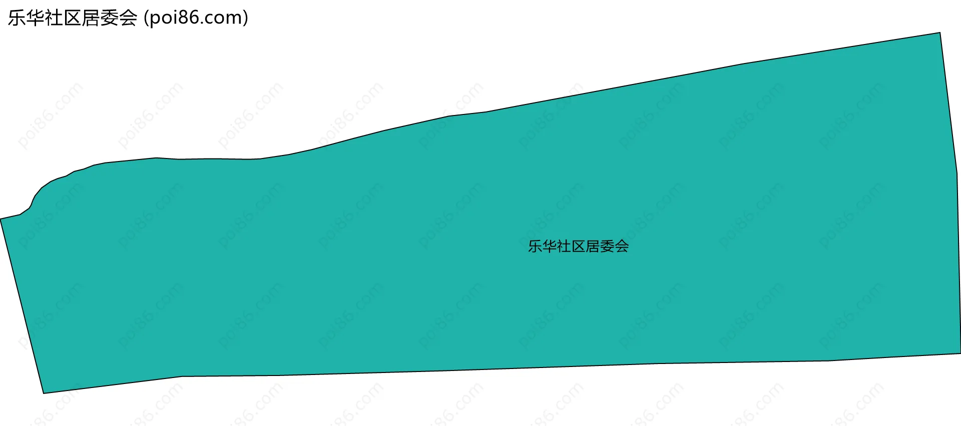 乐华社区居委会边界地图