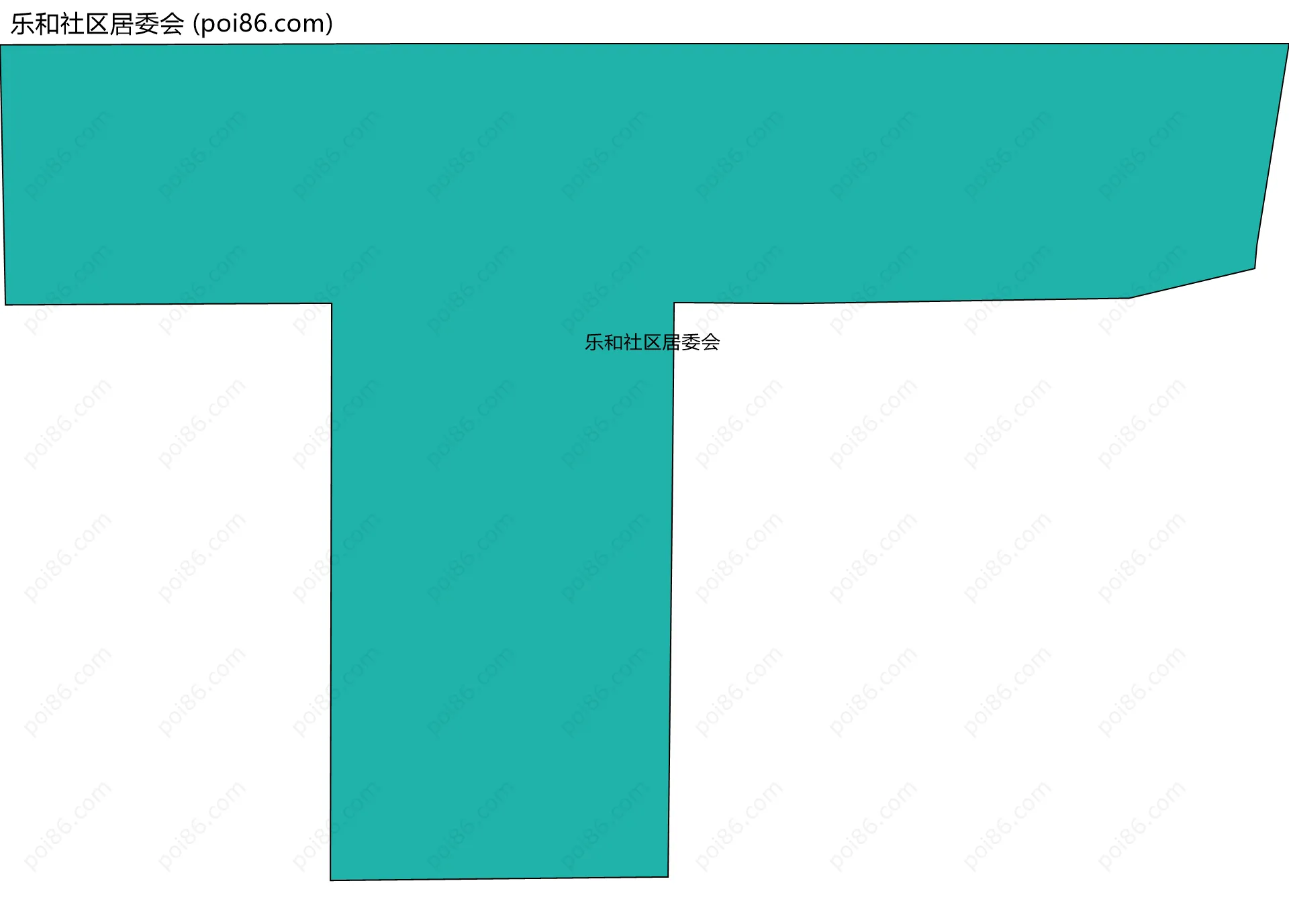 乐和社区居委会边界地图