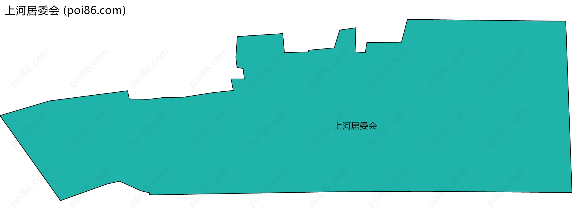 上河居委会边界地图