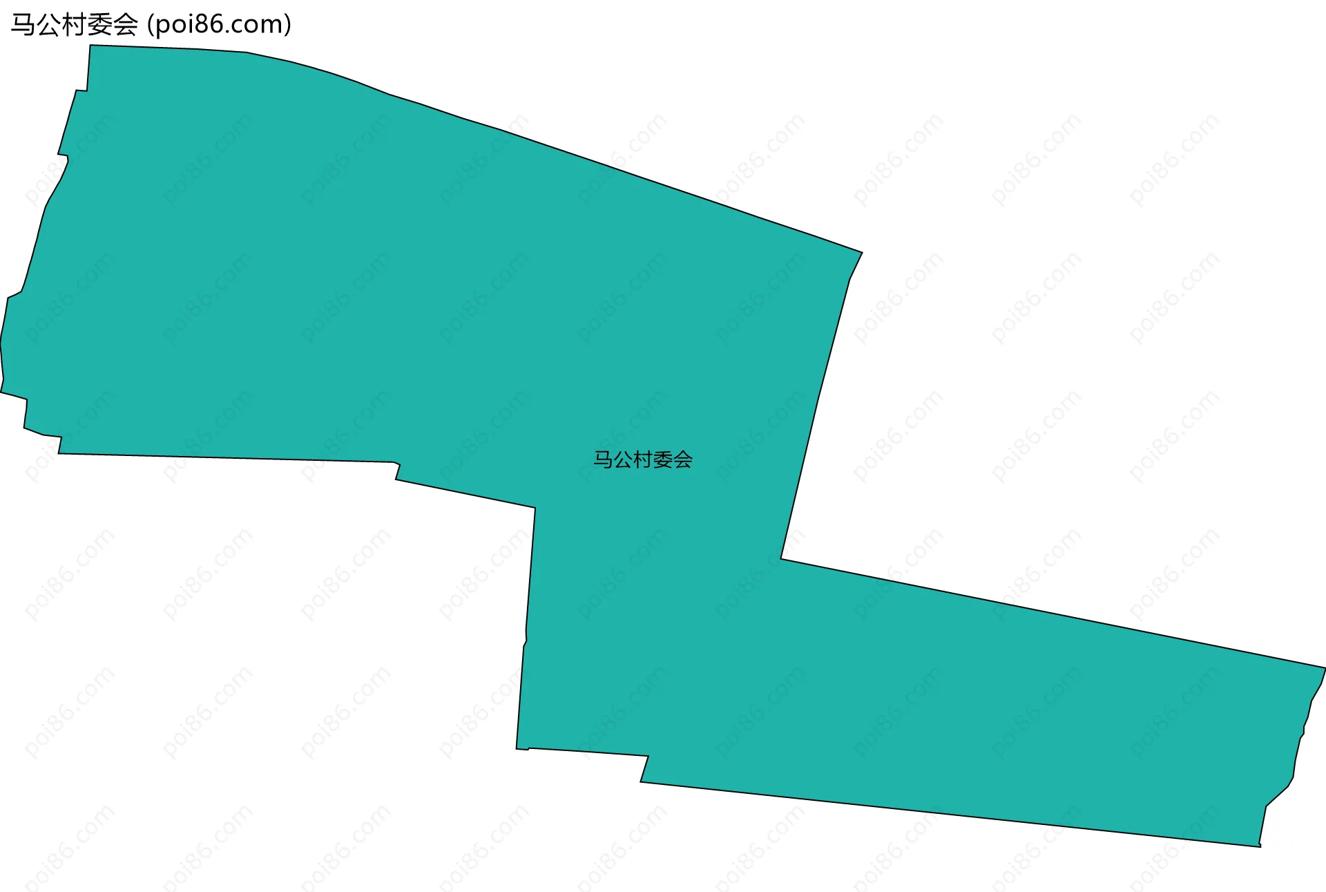 马公村委会边界地图