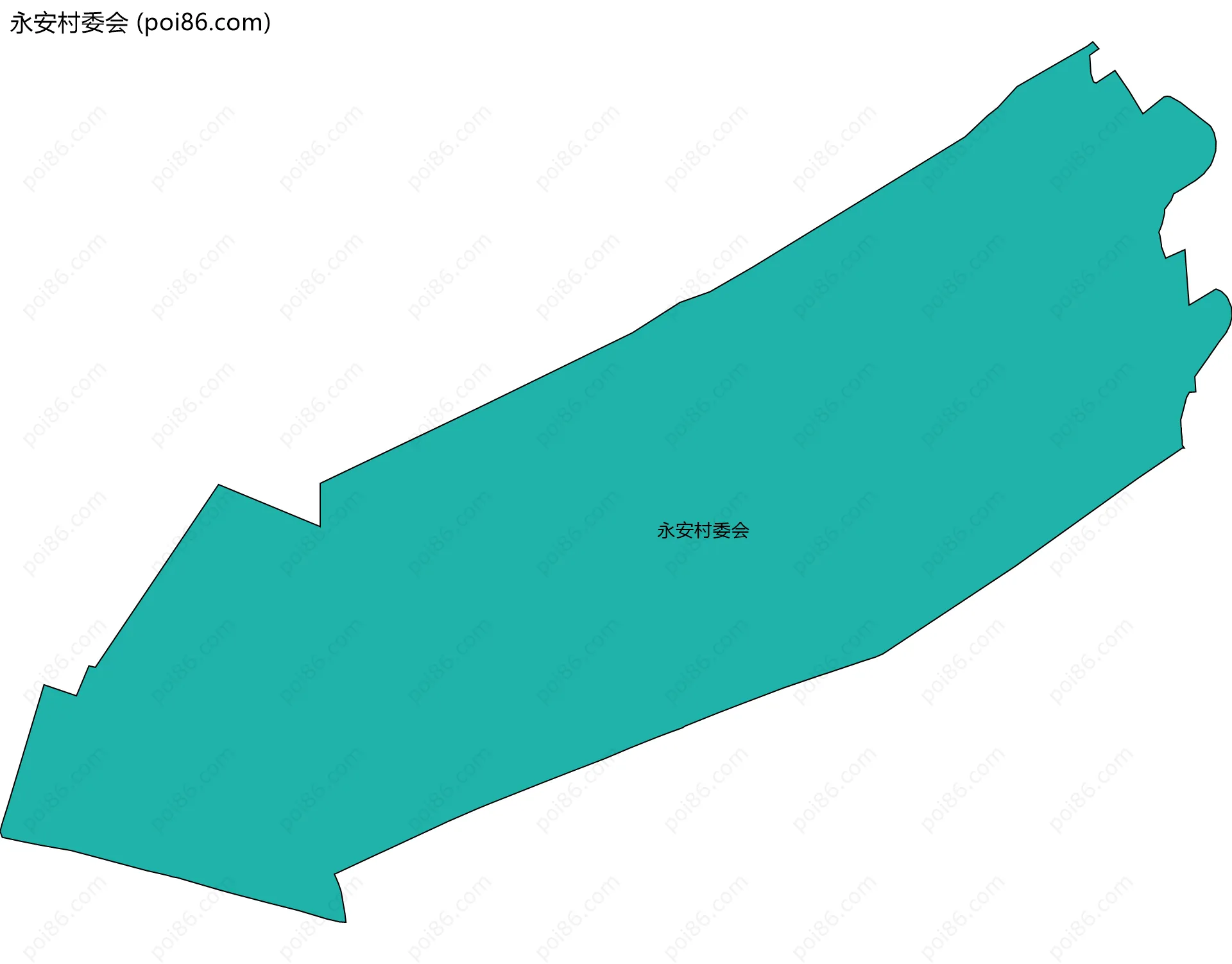 永安村委会边界地图