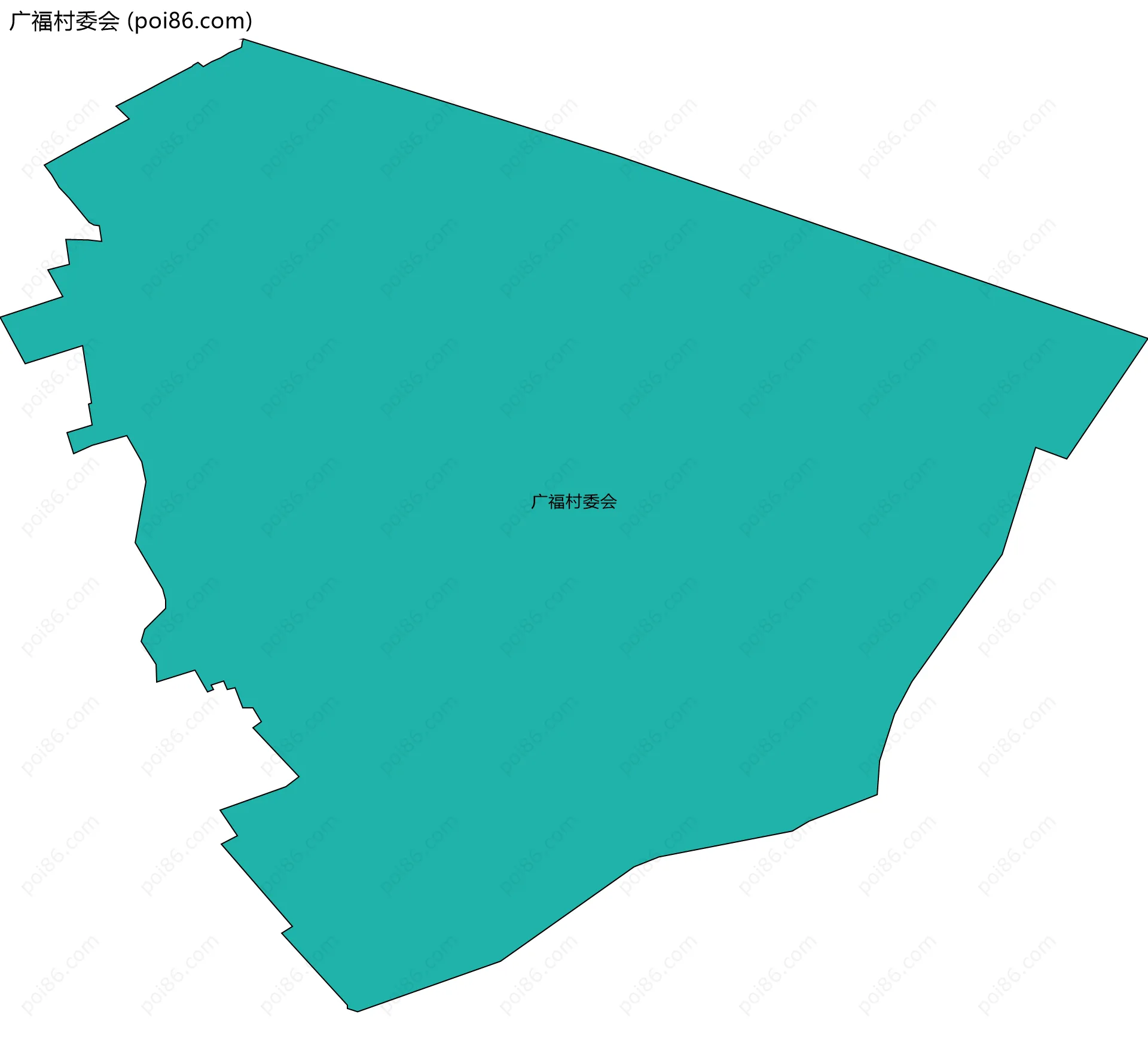 广福村委会边界地图
