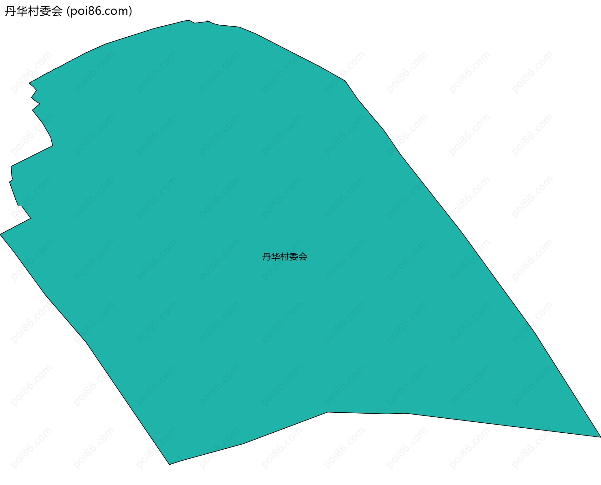 丹华村委会边界地图