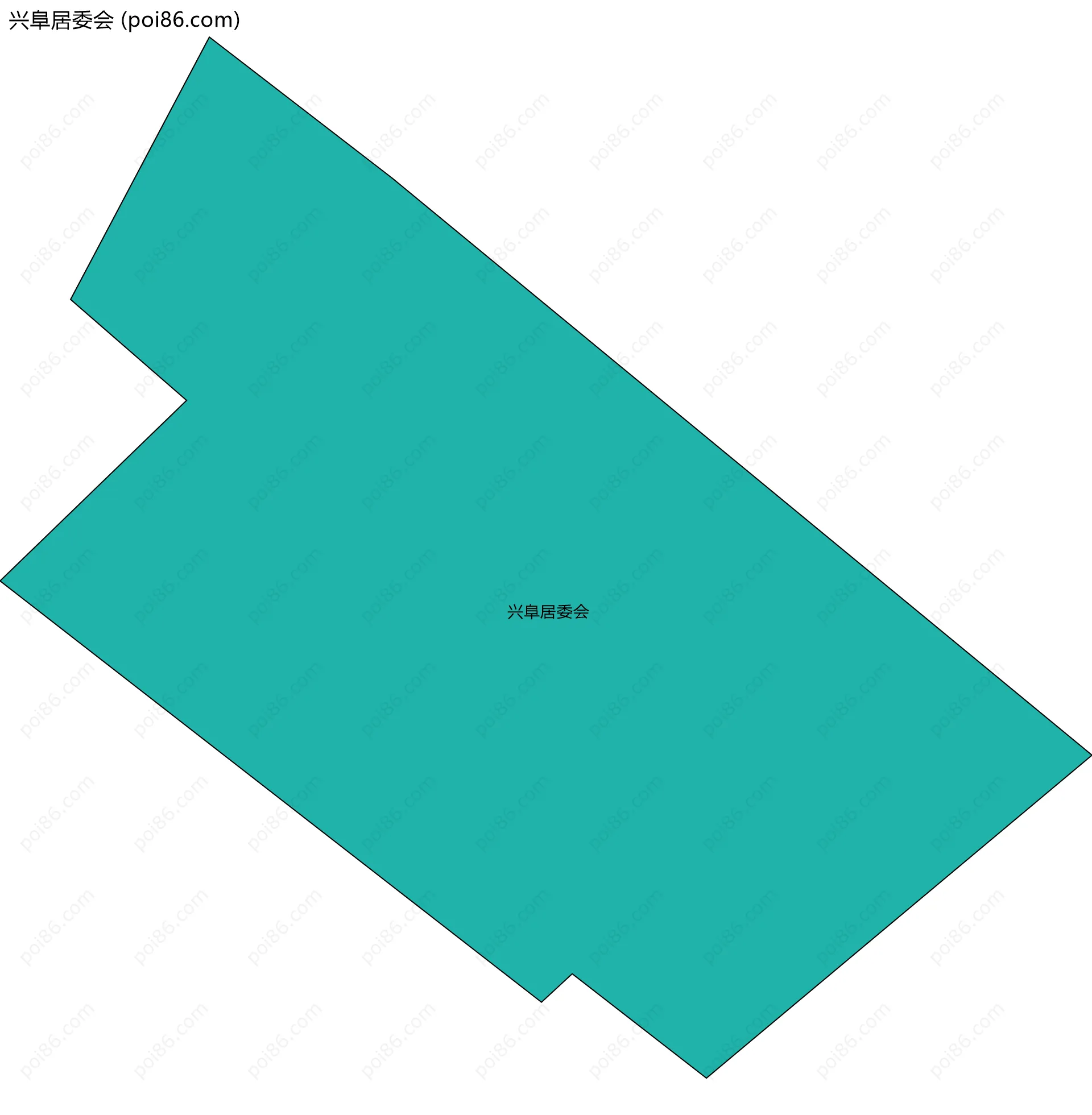 兴阜居委会边界地图