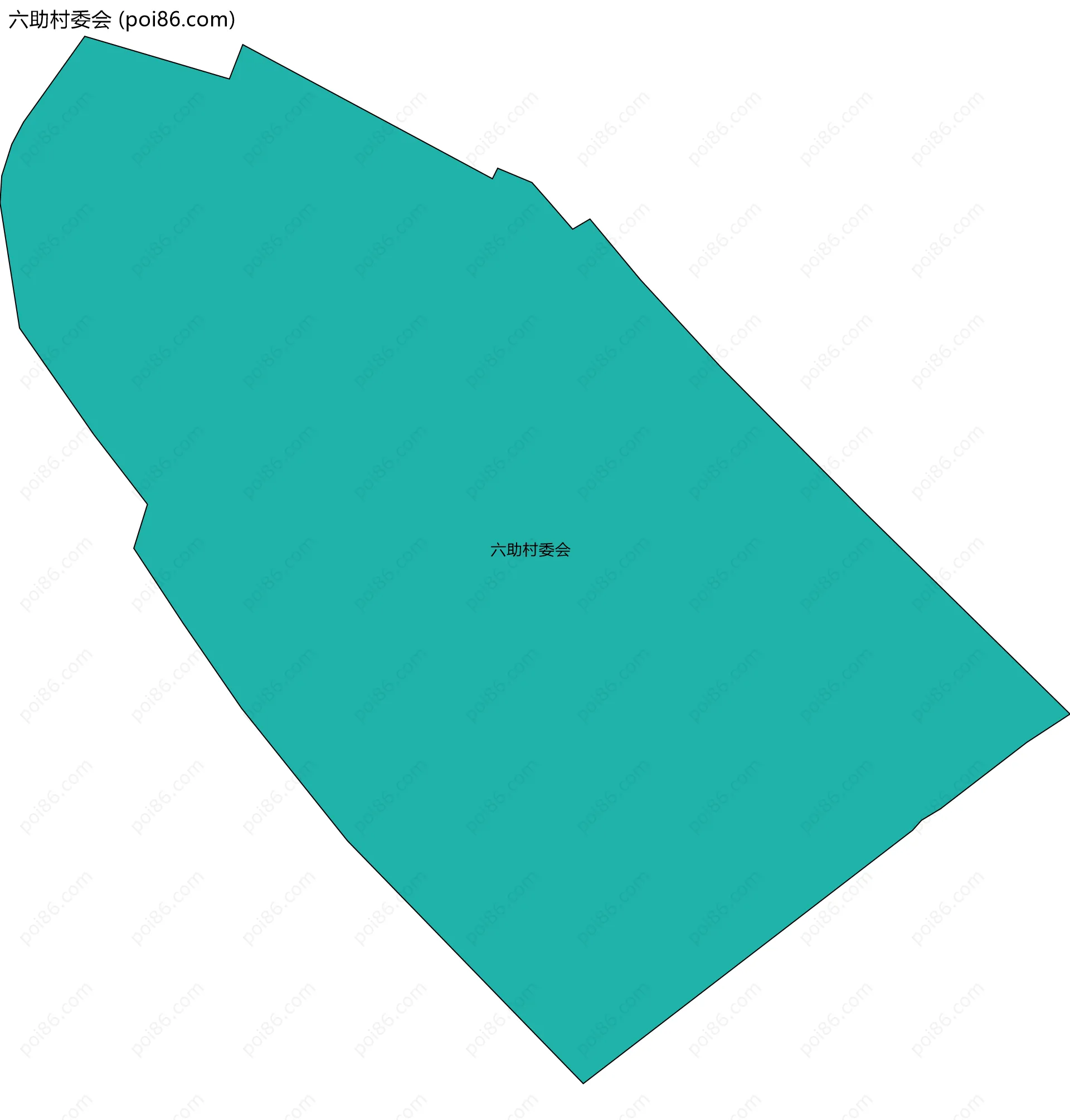 六助村委会边界地图