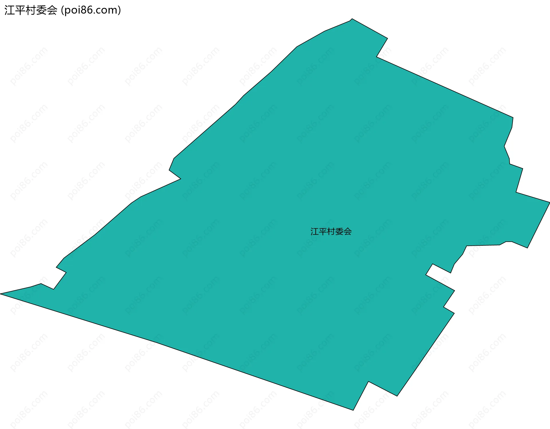 江平村委会边界地图