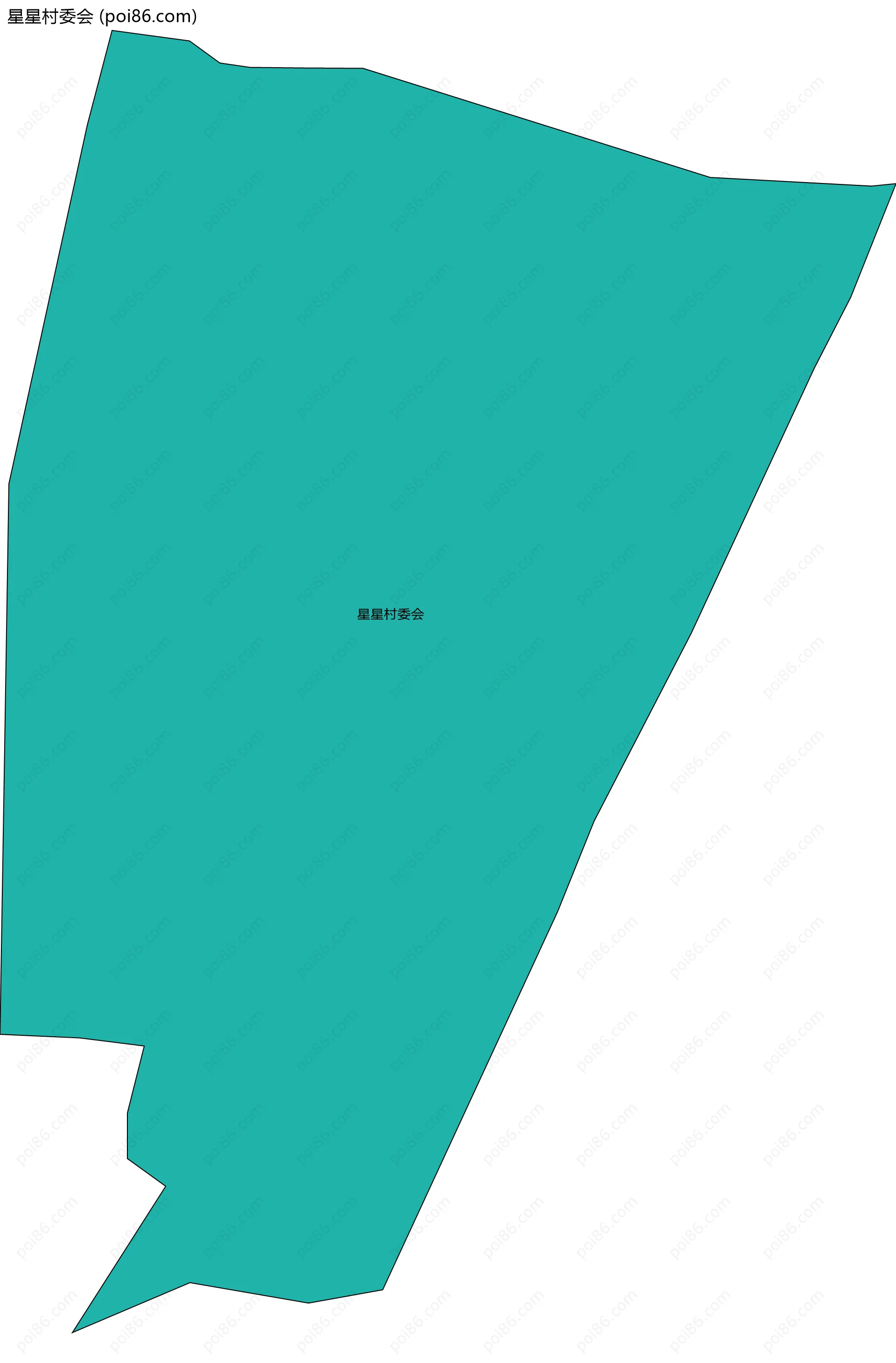 星星村委会边界地图