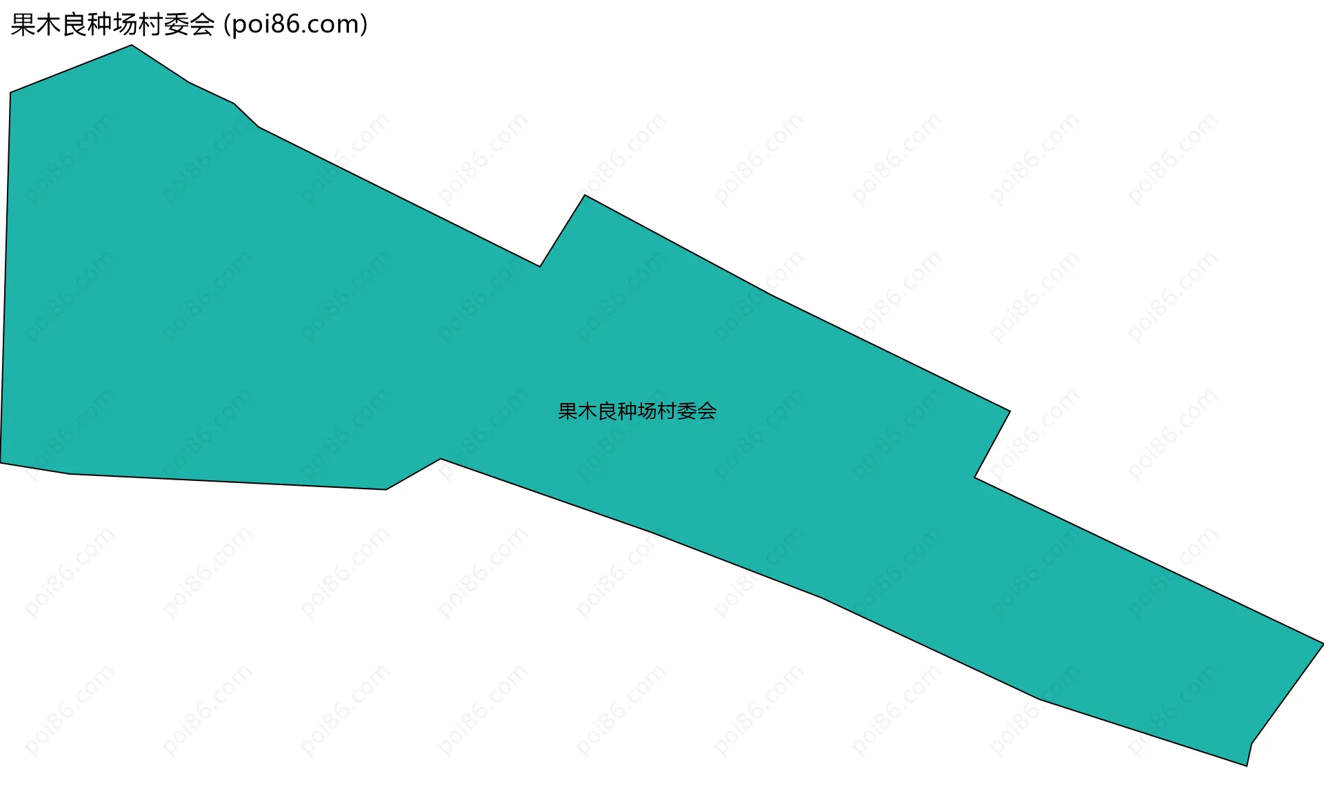 果木良种场村委会边界地图