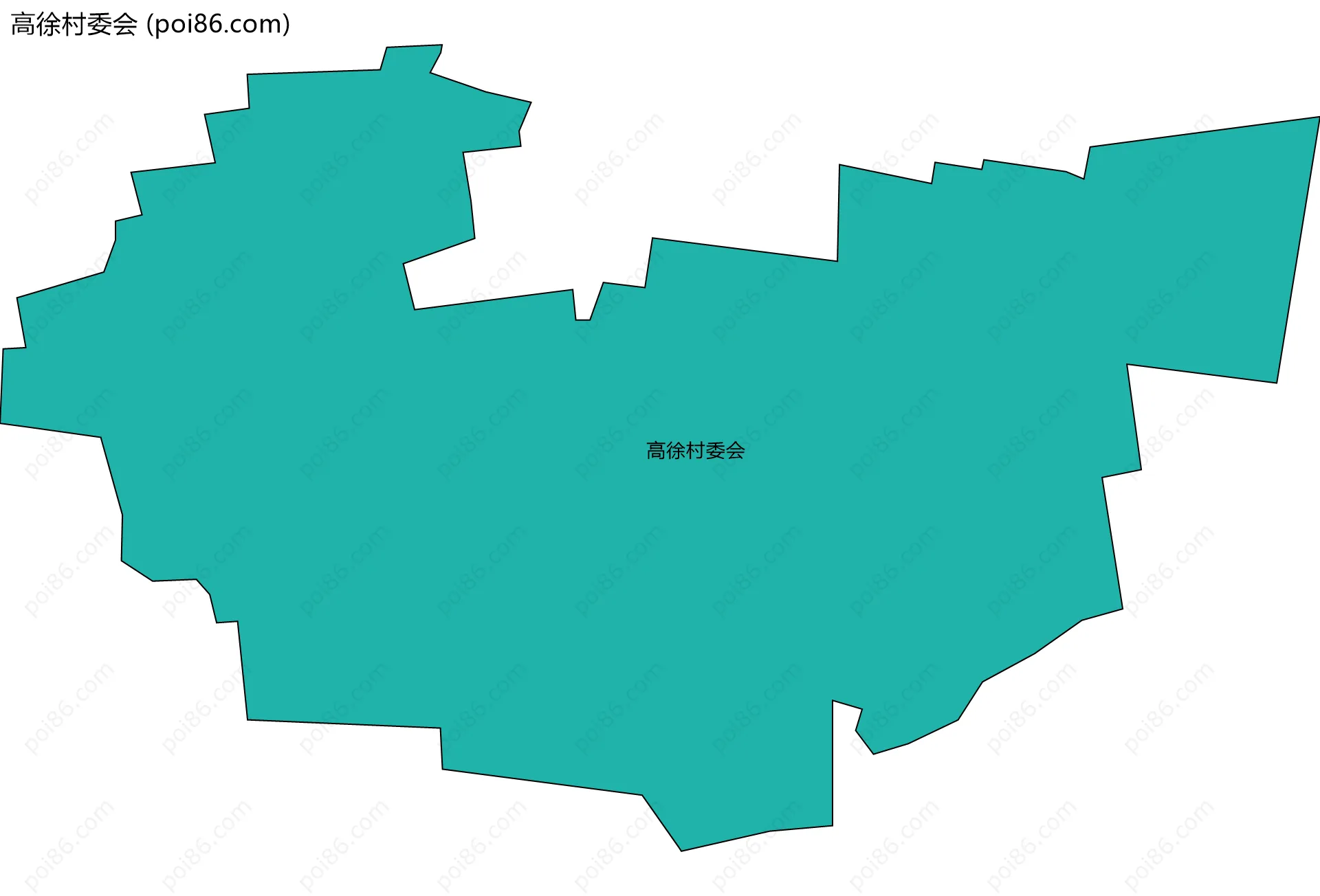 高徐村委会边界地图