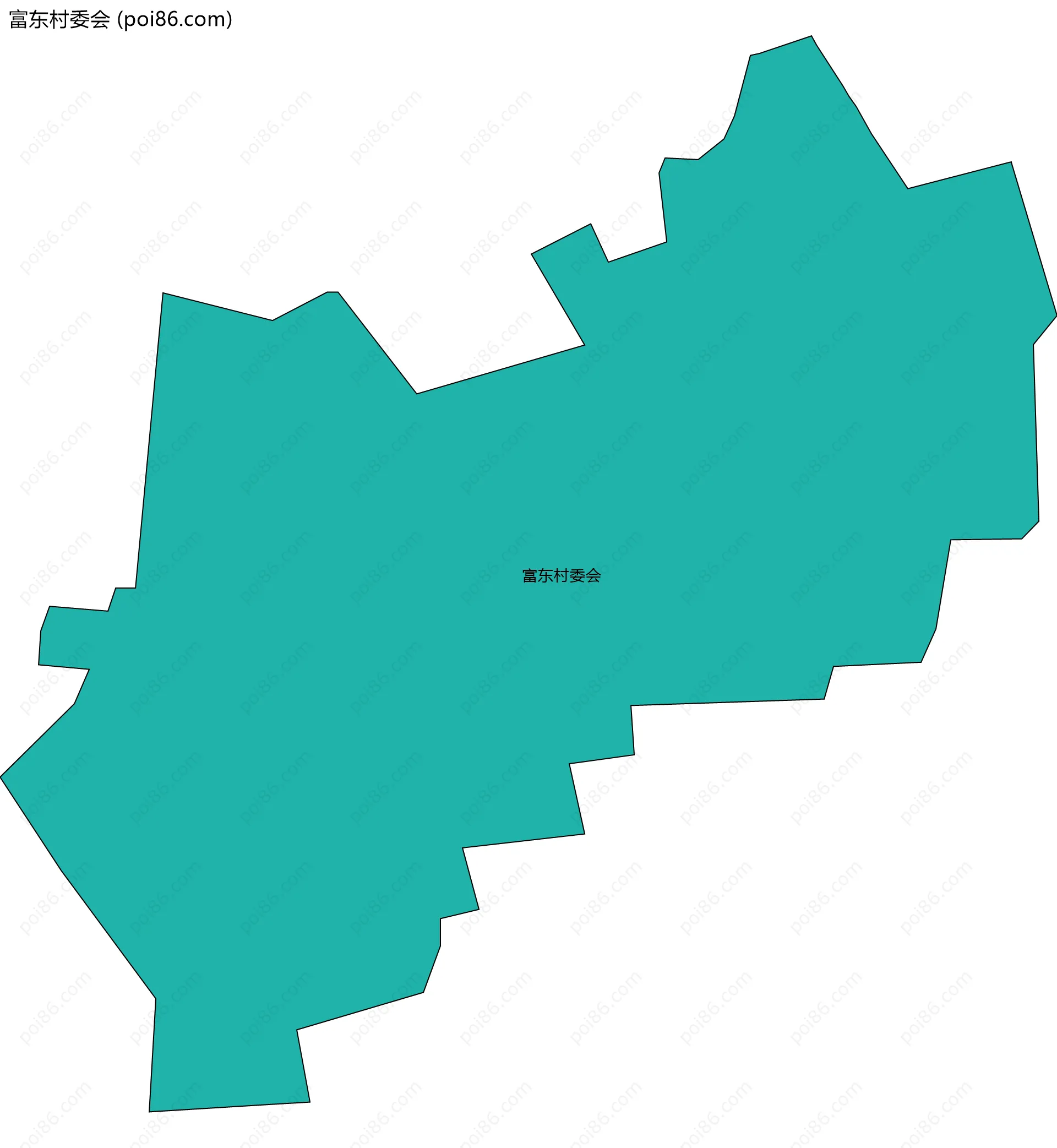 富东村委会边界地图