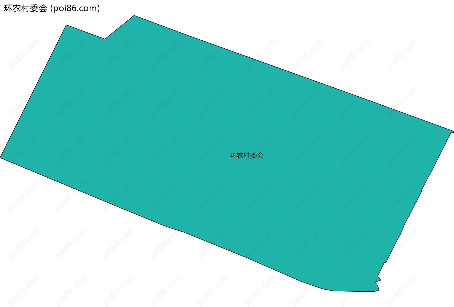 环农村委会边界地图