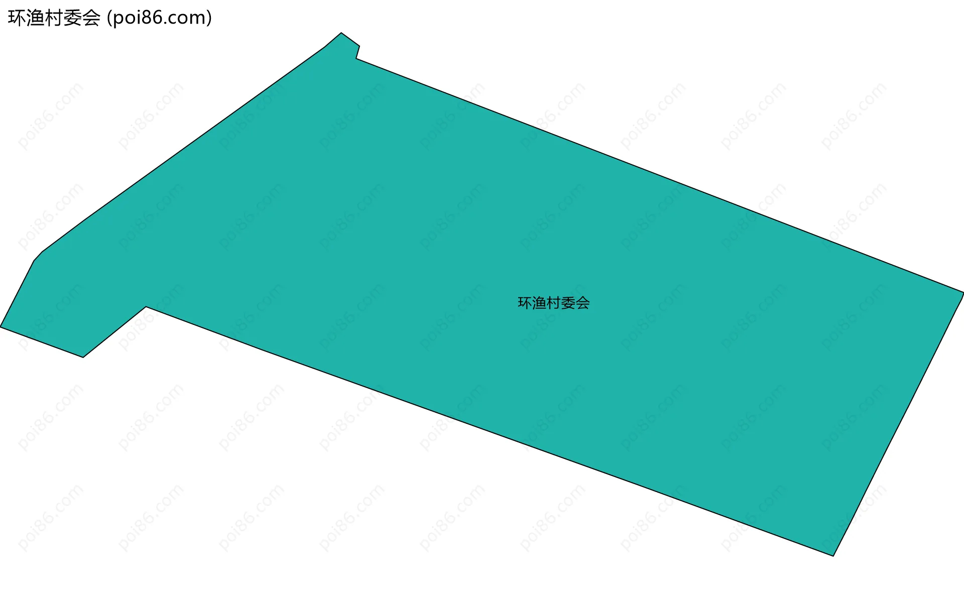 环渔村委会边界地图