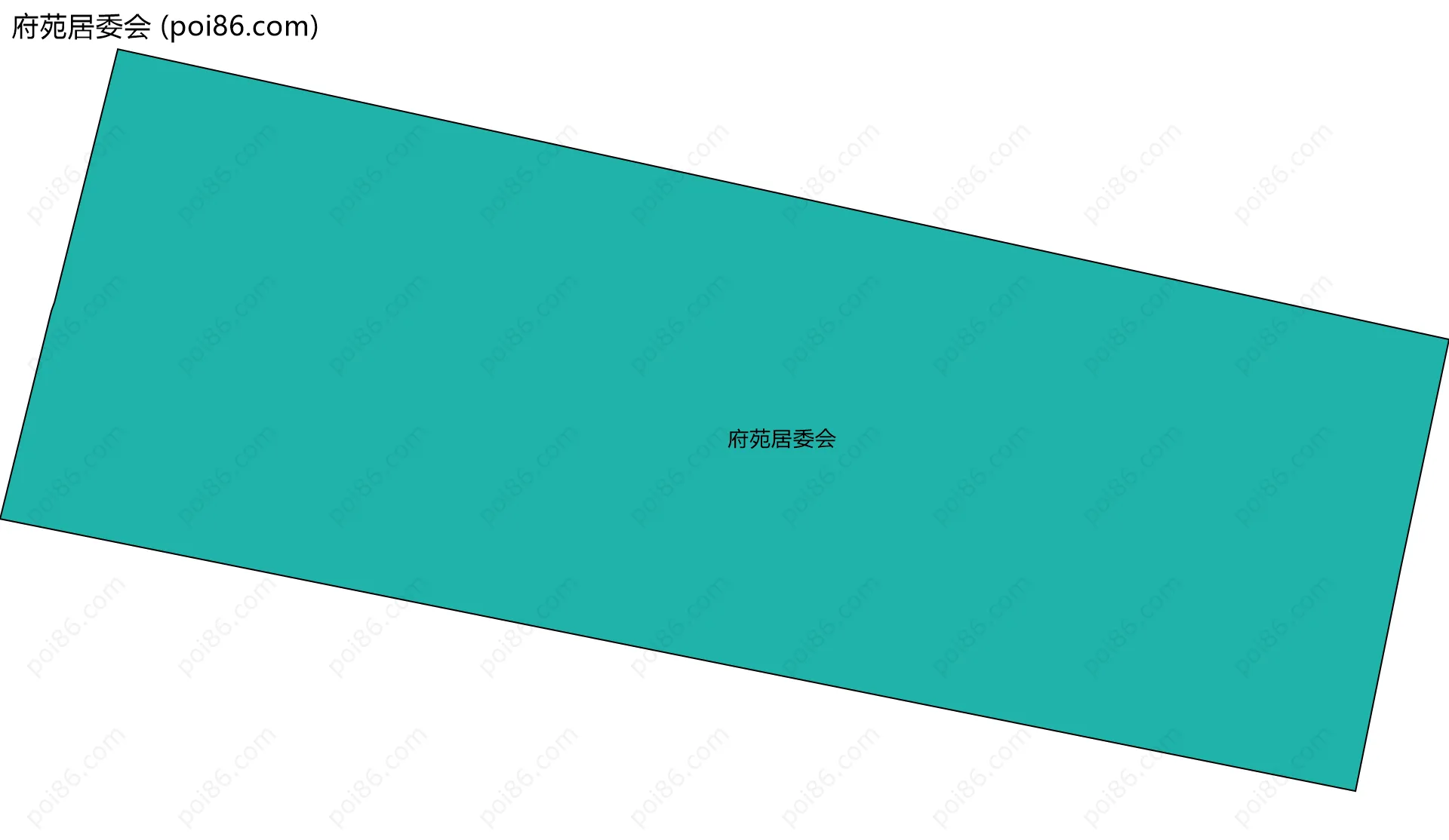 府苑居委会边界地图
