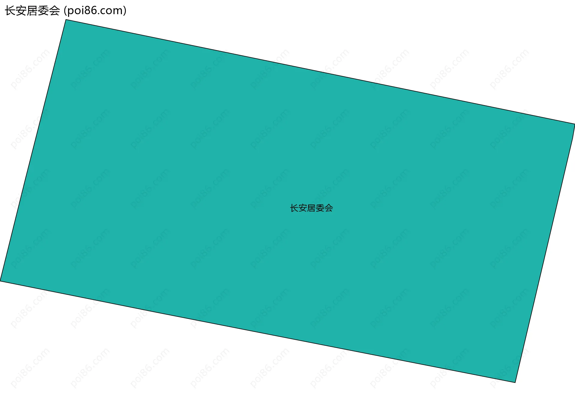 长安居委会边界地图