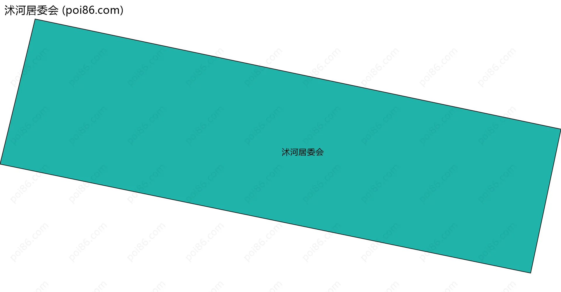 沭河居委会边界地图