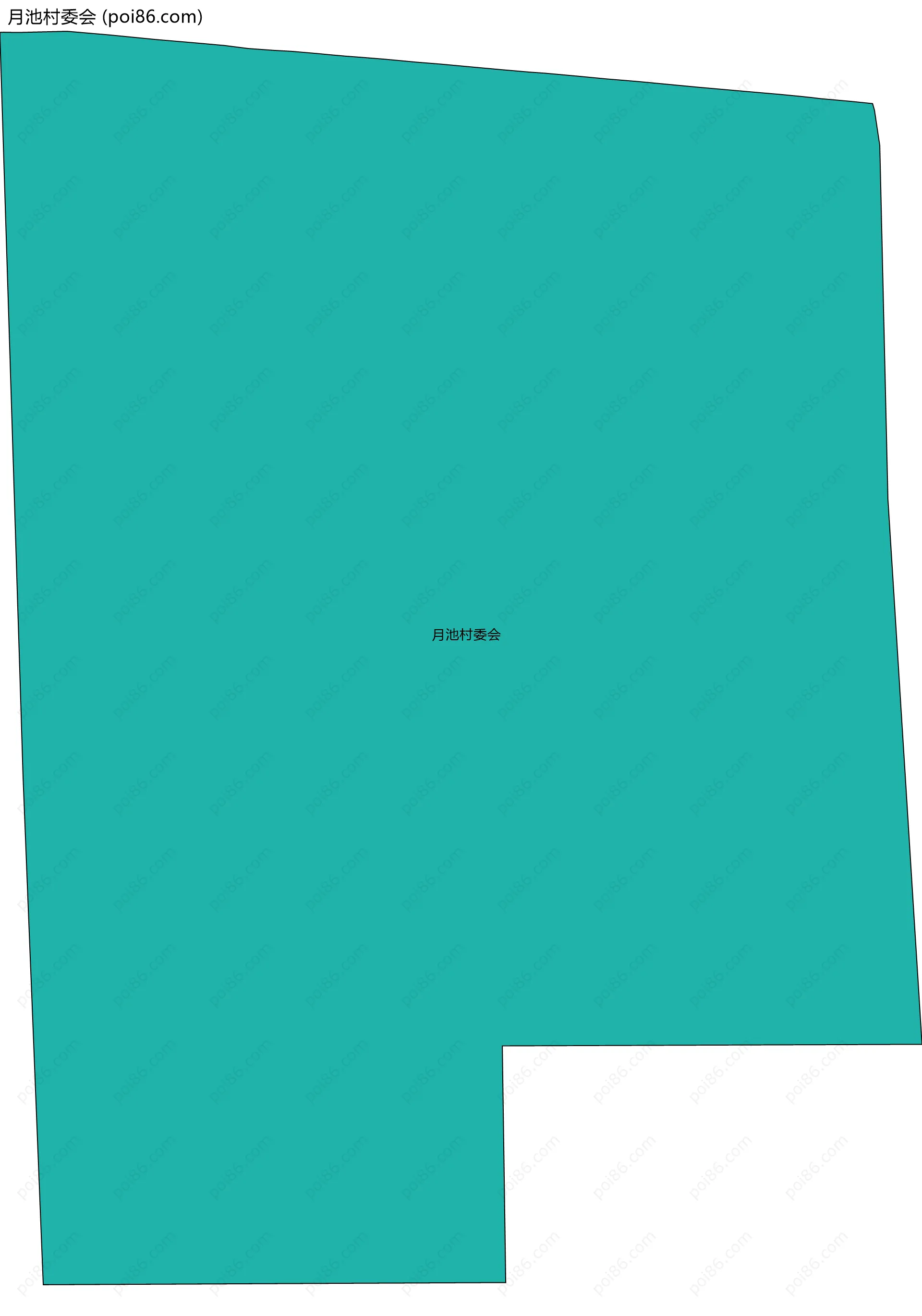 月池村委会边界地图