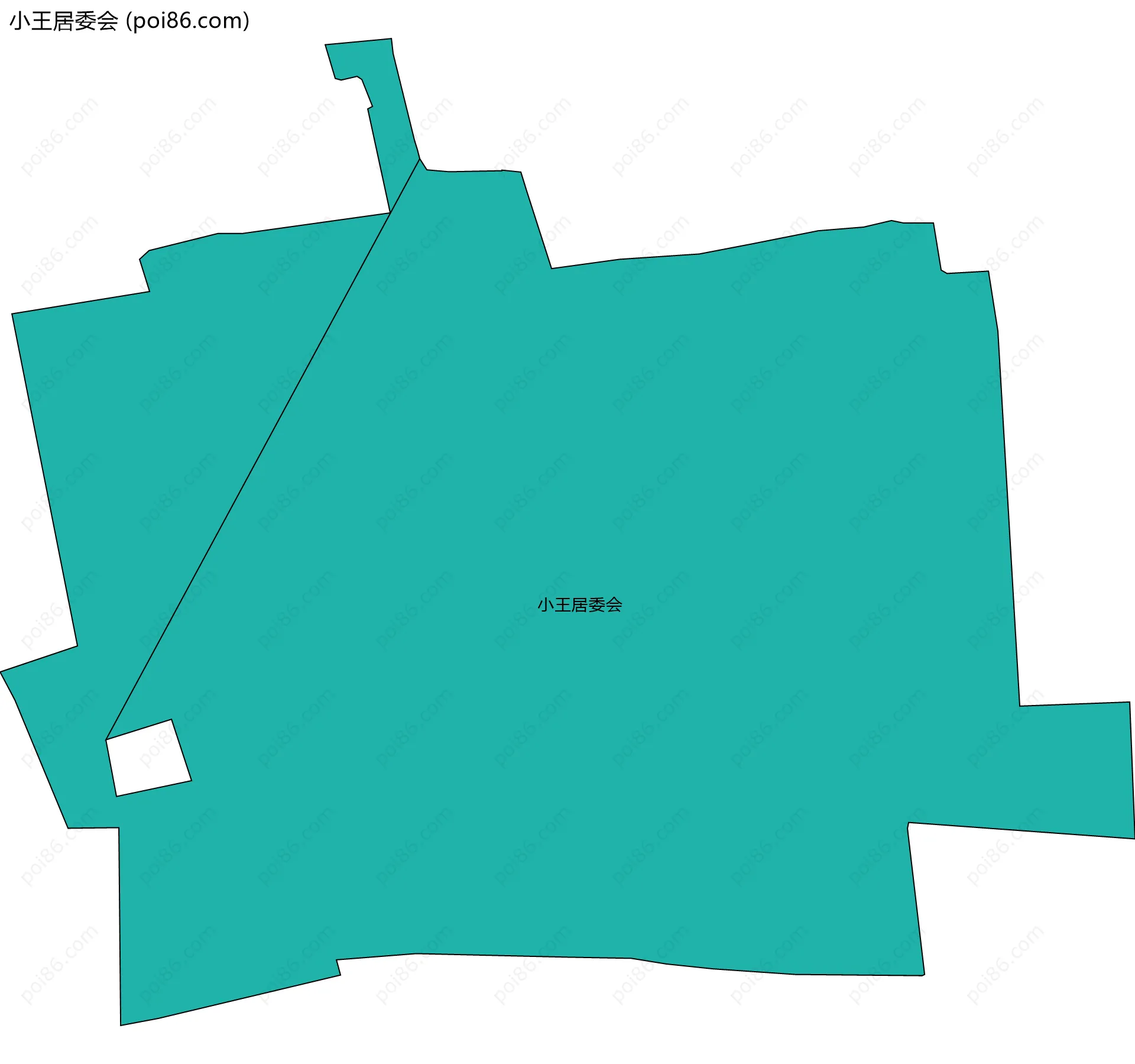 小王居委会边界地图