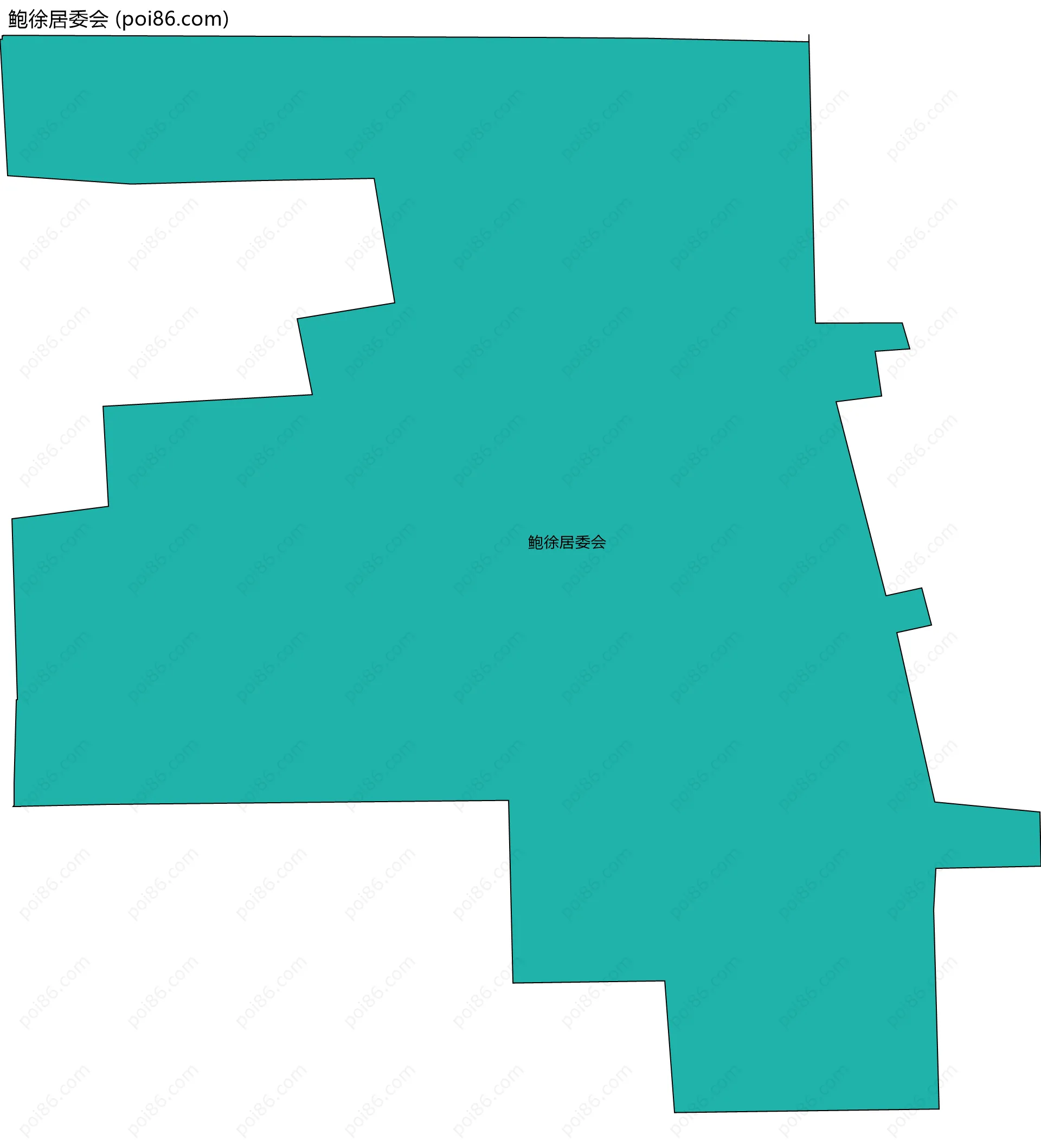 鲍徐居委会边界地图