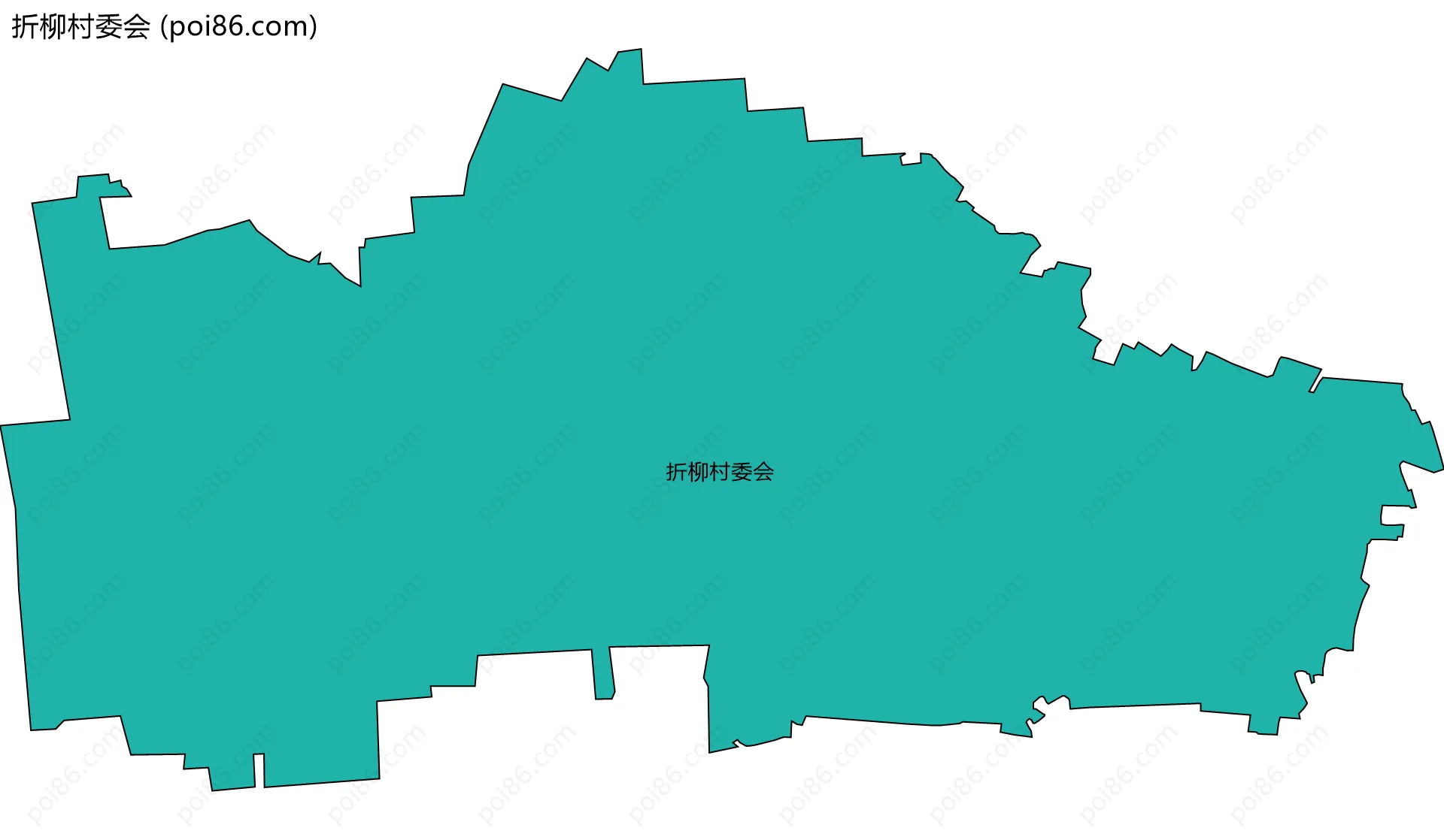 折柳村委会边界地图