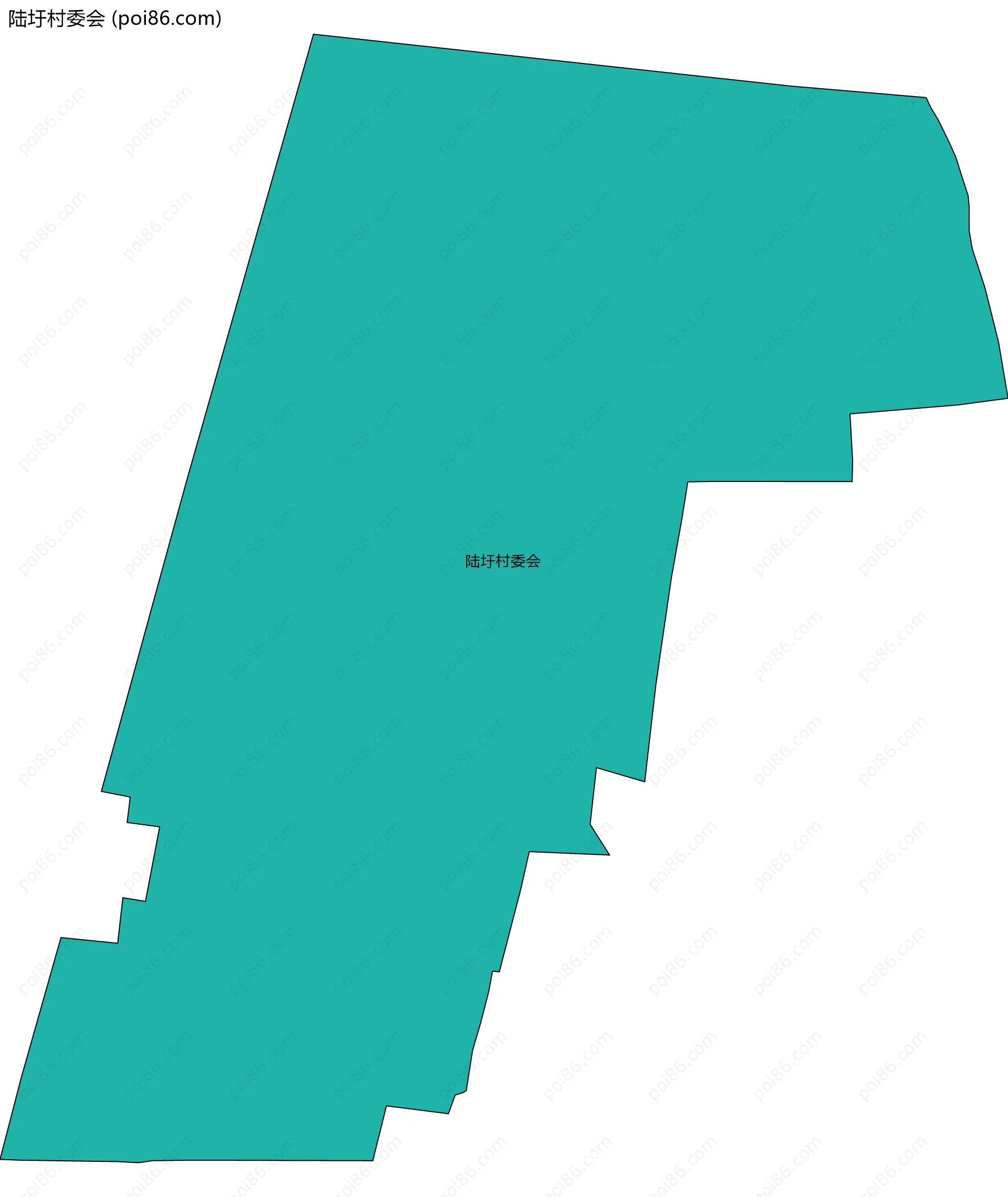 陆圩村委会边界地图