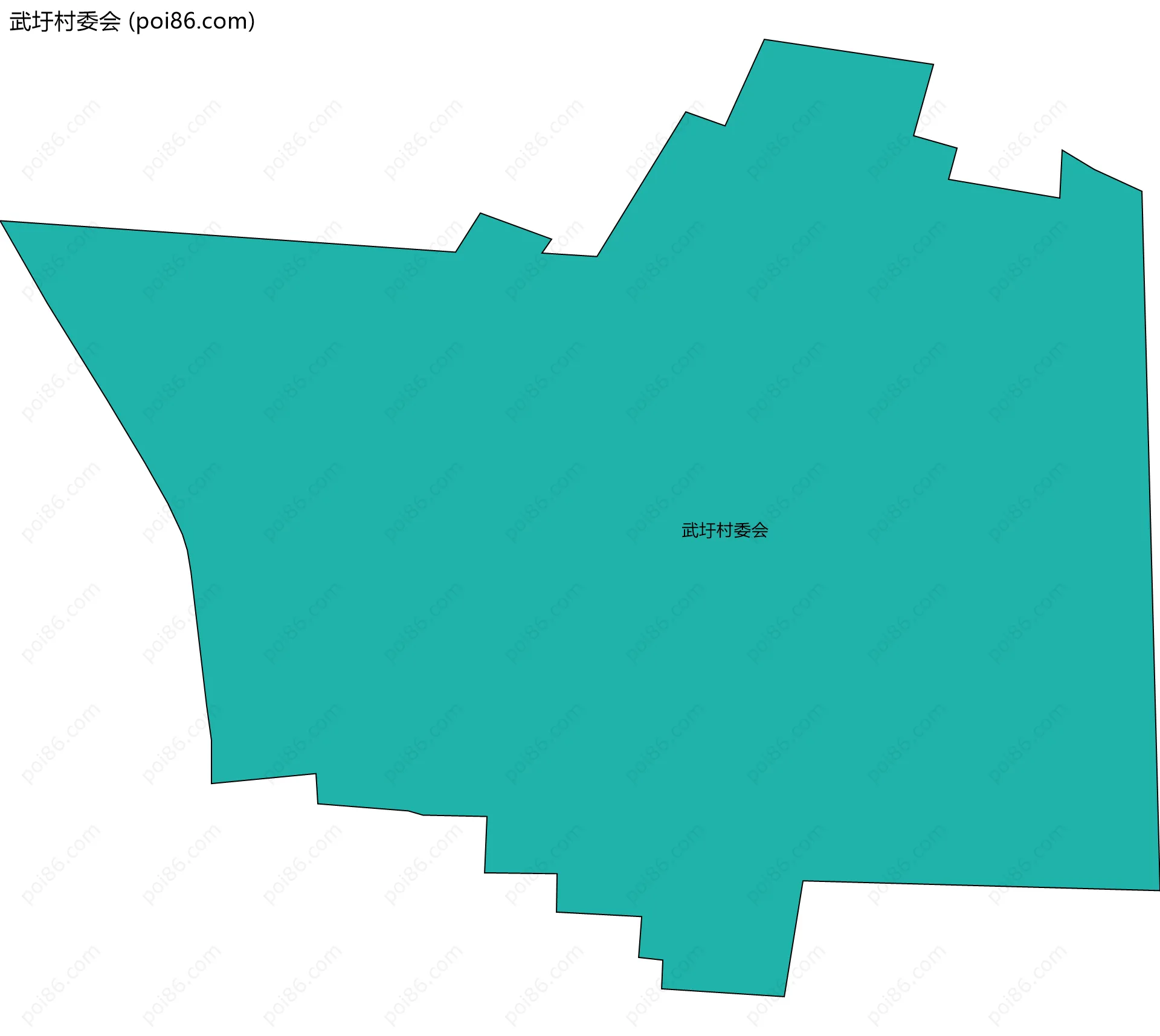 武圩村委会边界地图