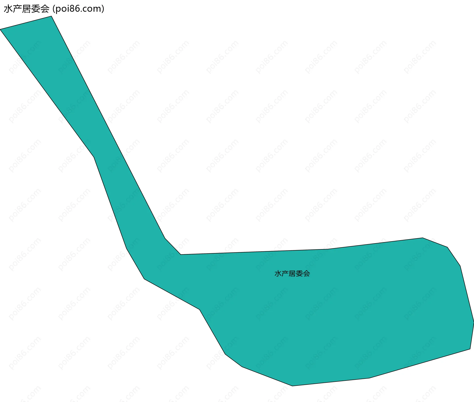 水产居委会边界地图