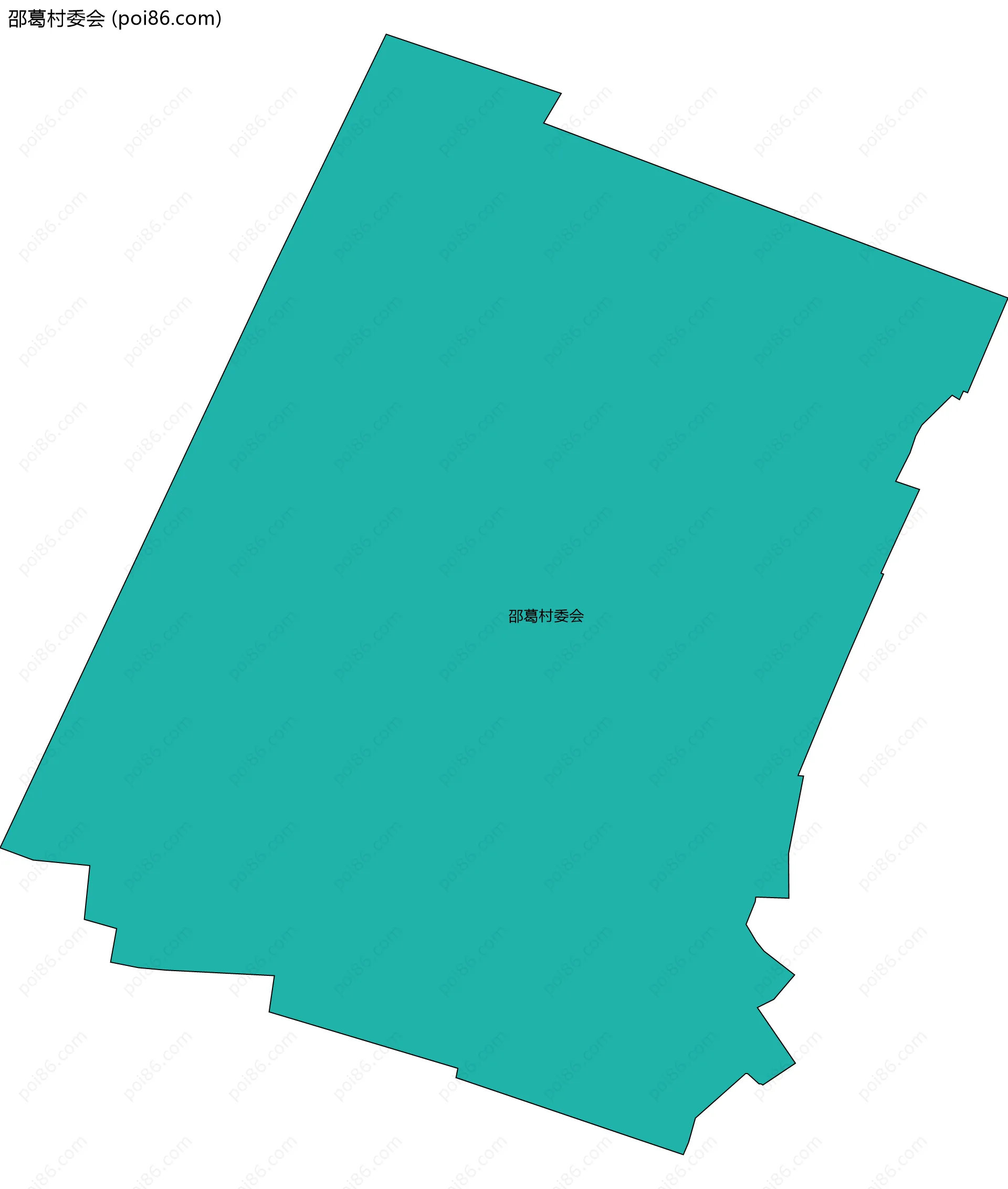 邵葛村委会边界地图