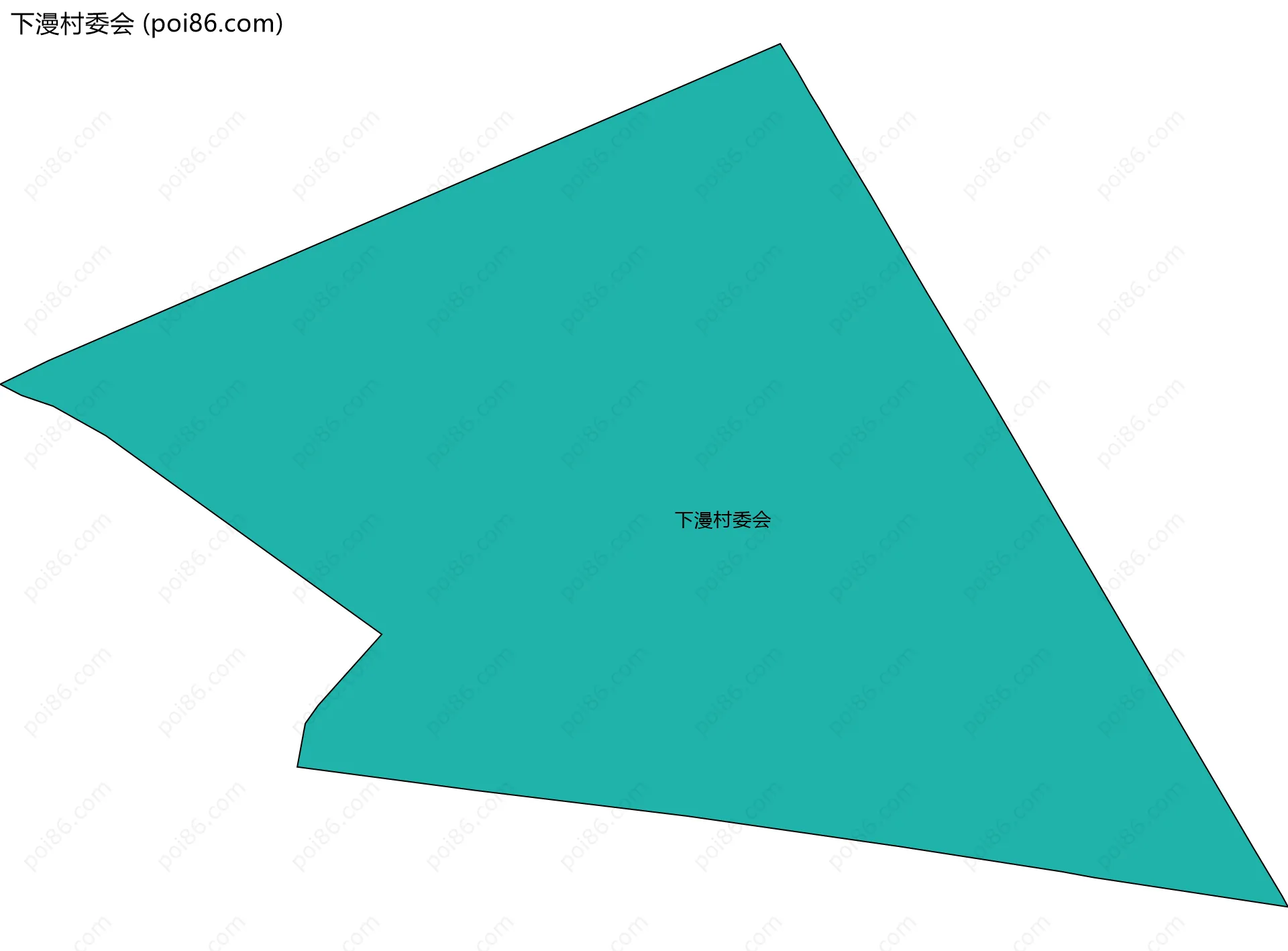 下漫村委会边界地图