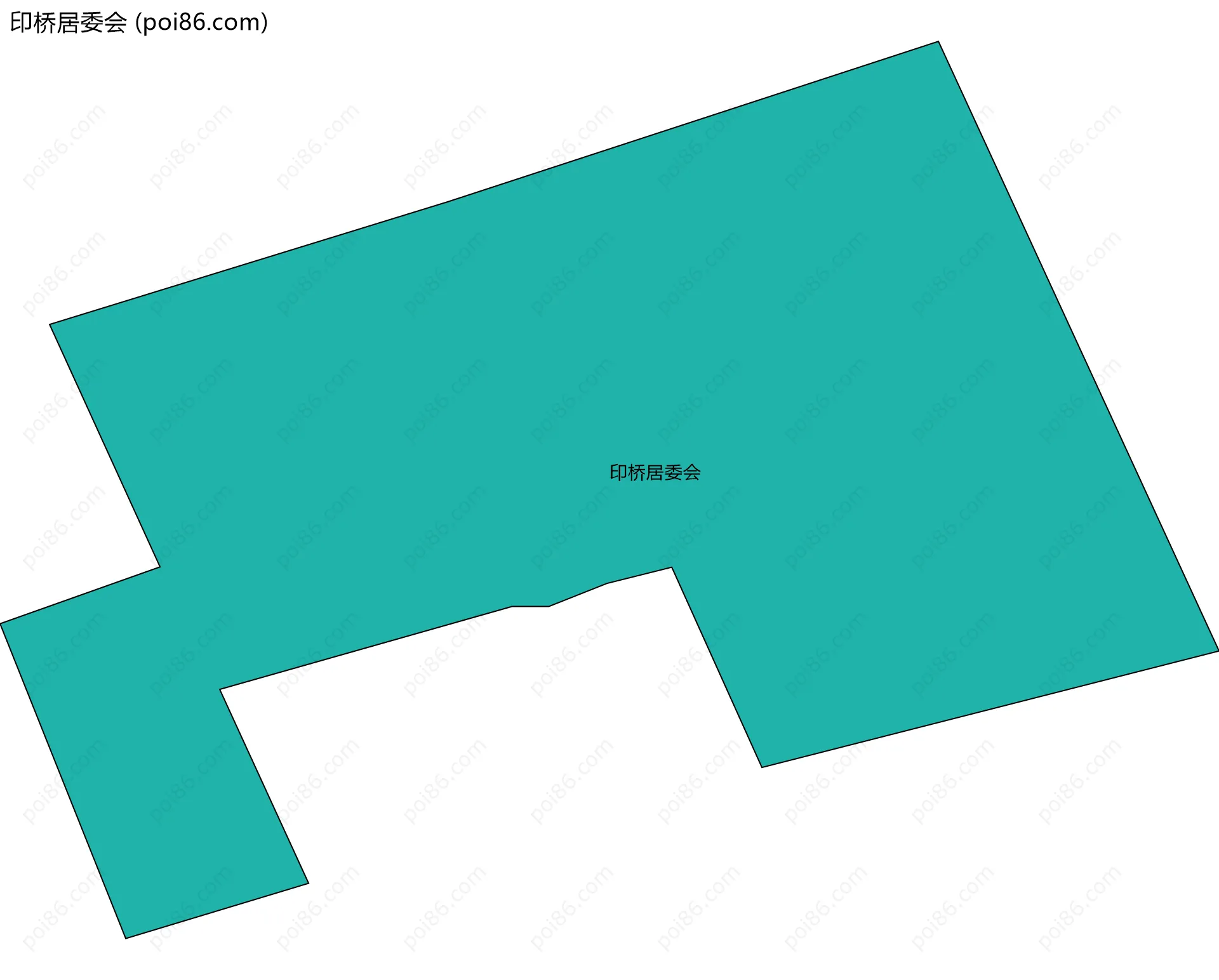 印桥居委会边界地图