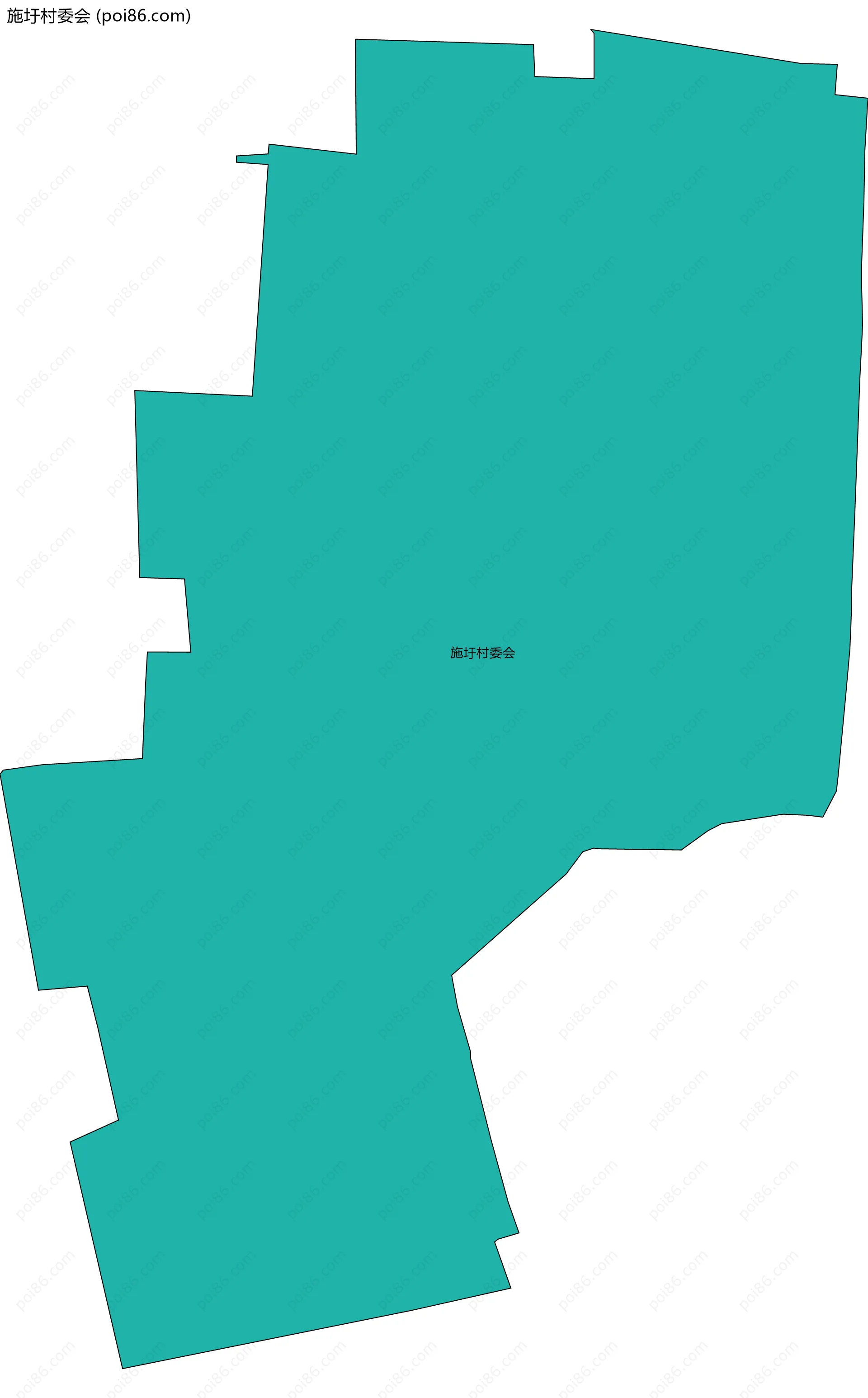 施圩村委会边界地图