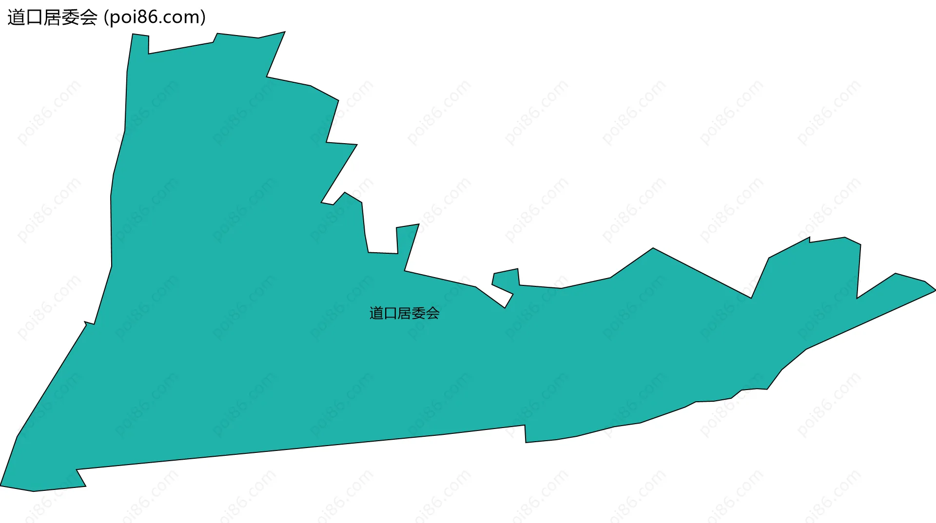 道口居委会边界地图