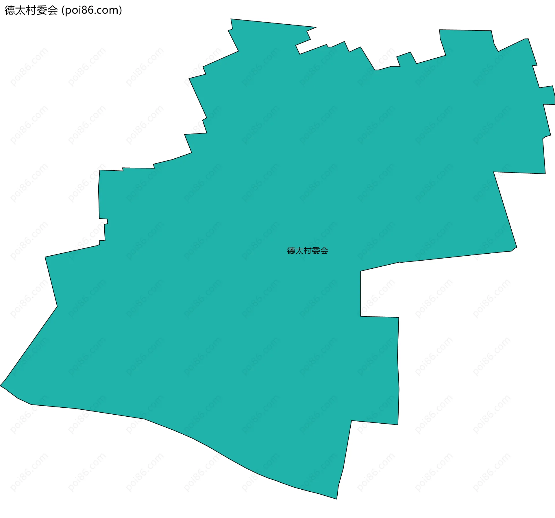 德太村委会边界地图