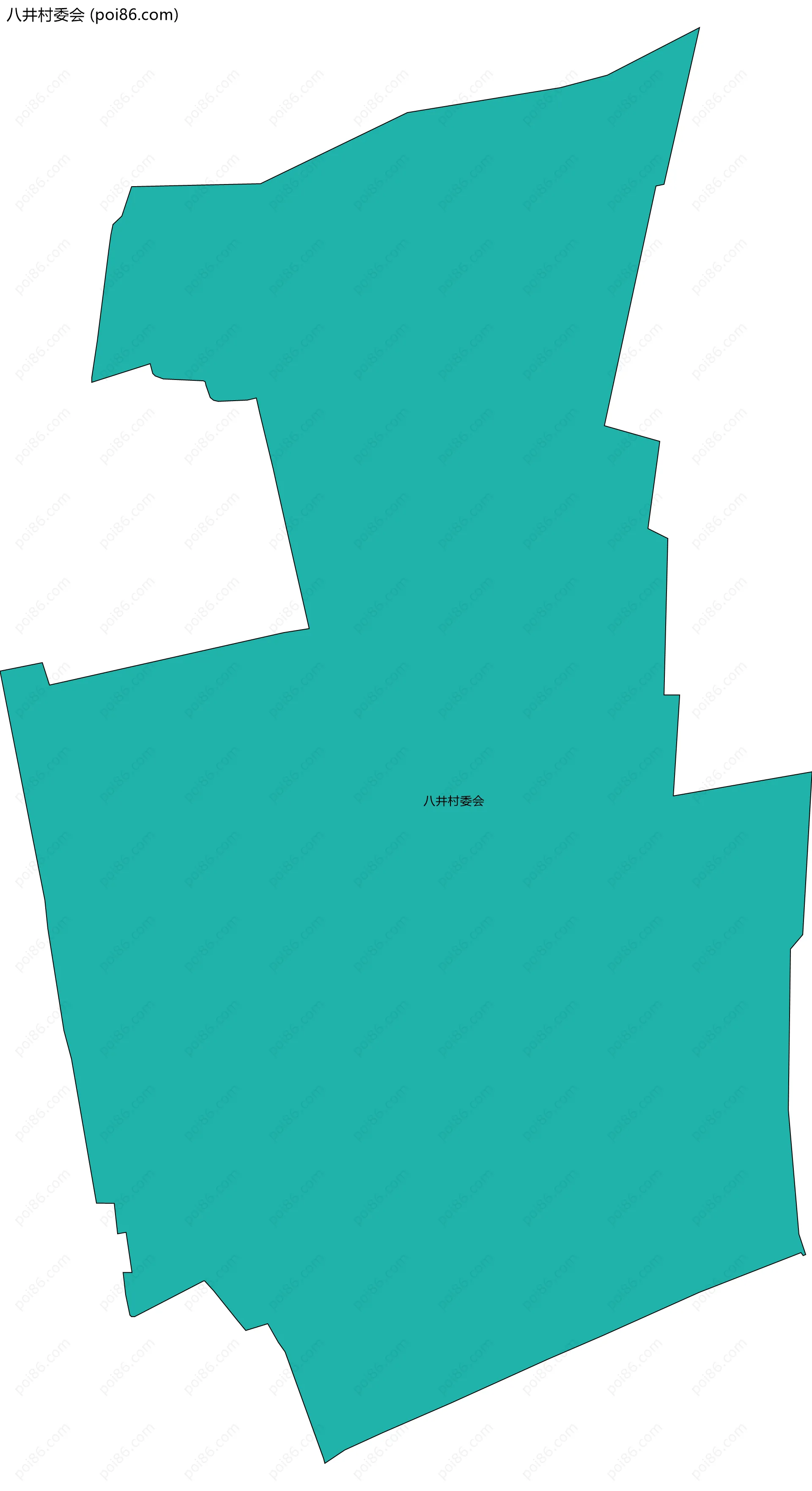 八井村委会边界地图