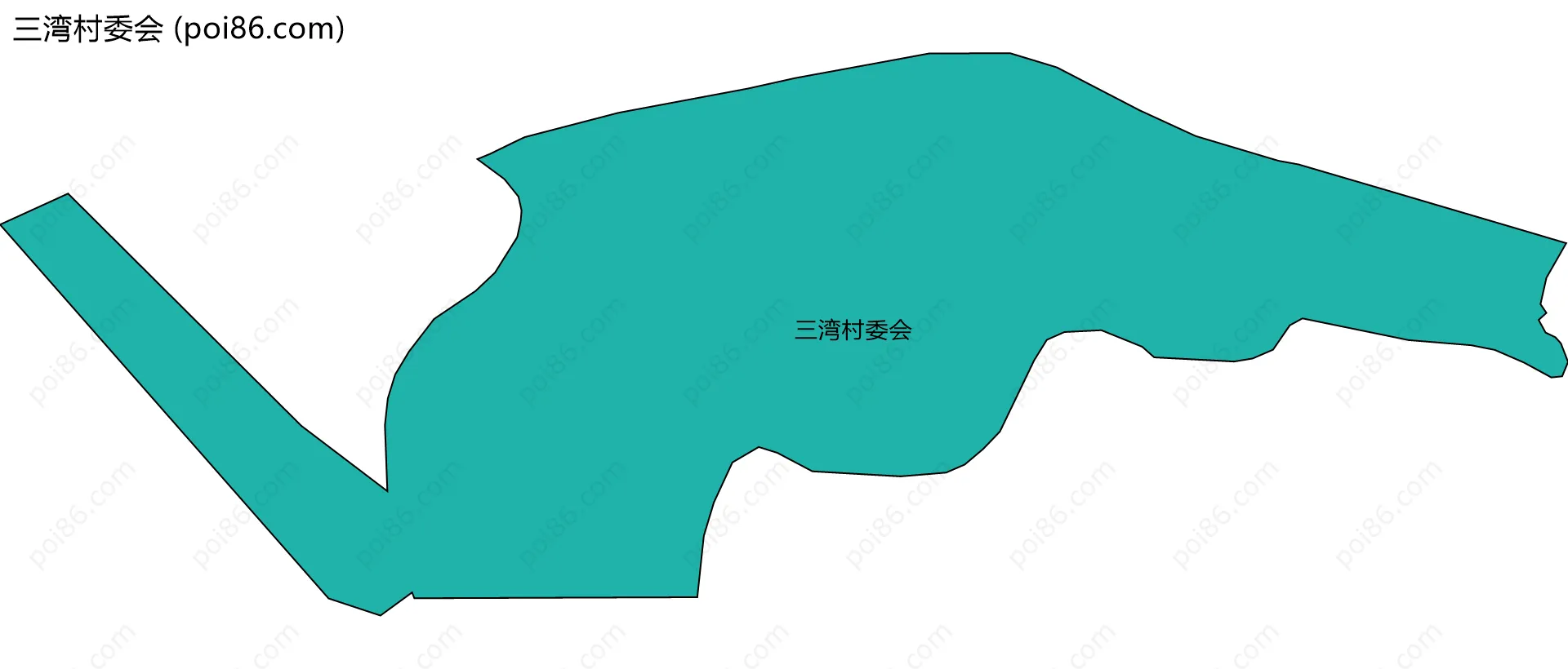 三湾村委会边界地图