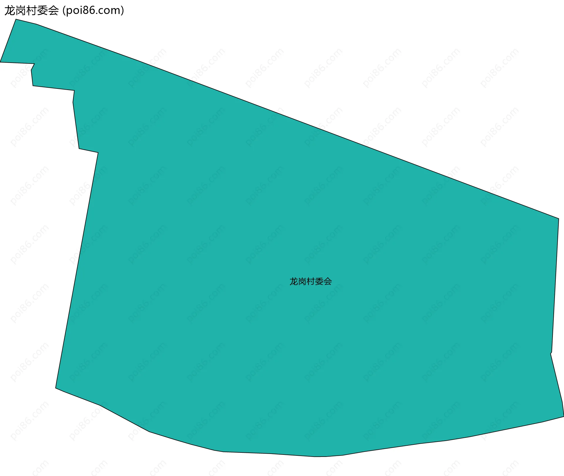 龙岗村委会边界地图
