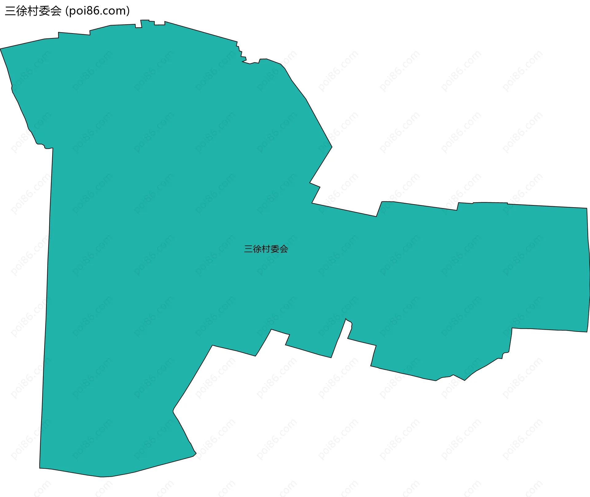 三徐村委会边界地图
